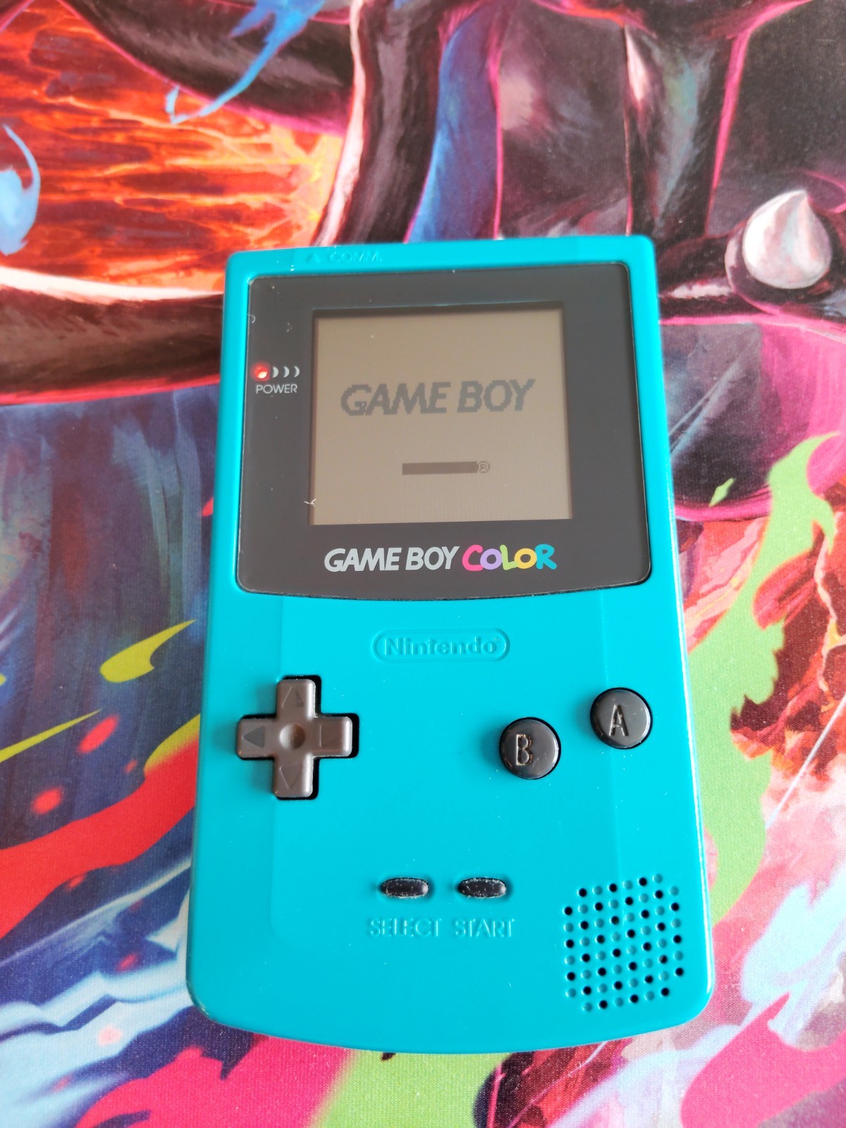 Nintendo Game Boy Color Turquoise Blue CGB-001 ⭐Ready to Play⭐