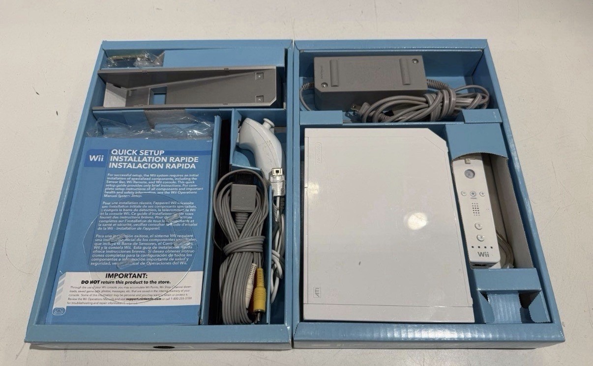 Nintendo Wii Sports Bundle (Wii Sports Not Included) In Box – Tested