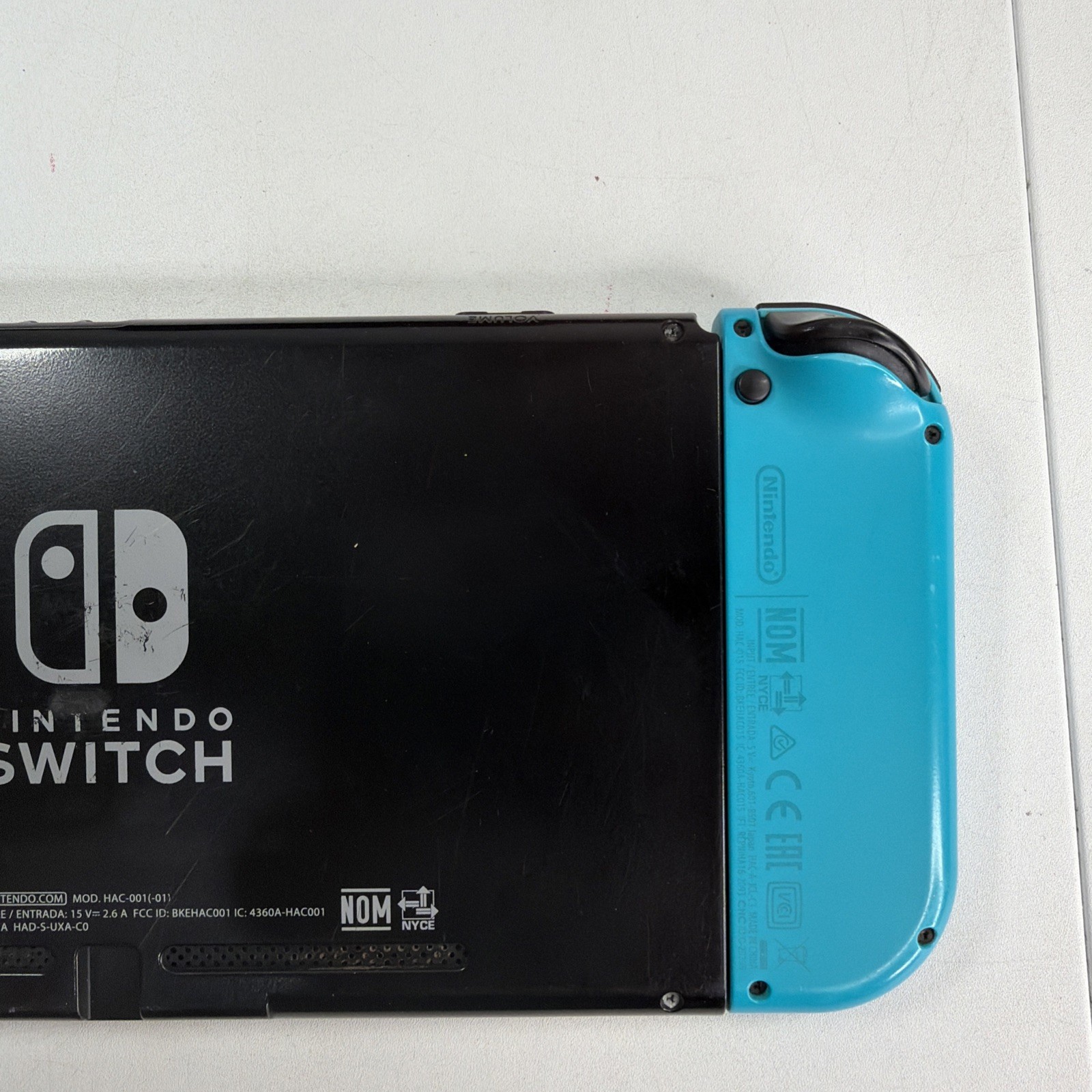 Nintendo Switch HAC-001 32GB Black Console w/Neon Red & Blue Joy-Con 128gb Micro