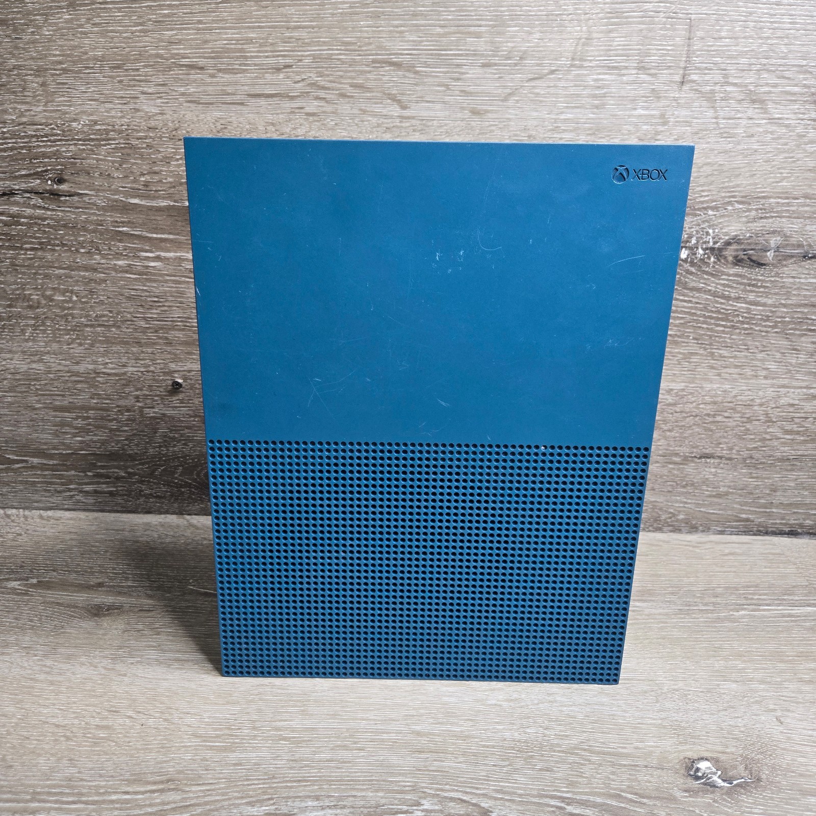 Microsoft Xbox One S Console 1681 Teal Blue Complete Set Controller Rare Limited