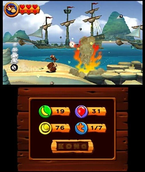 Donkey Kong Country Returns 3D 3DS Brand New Game Special (Multiplayer)