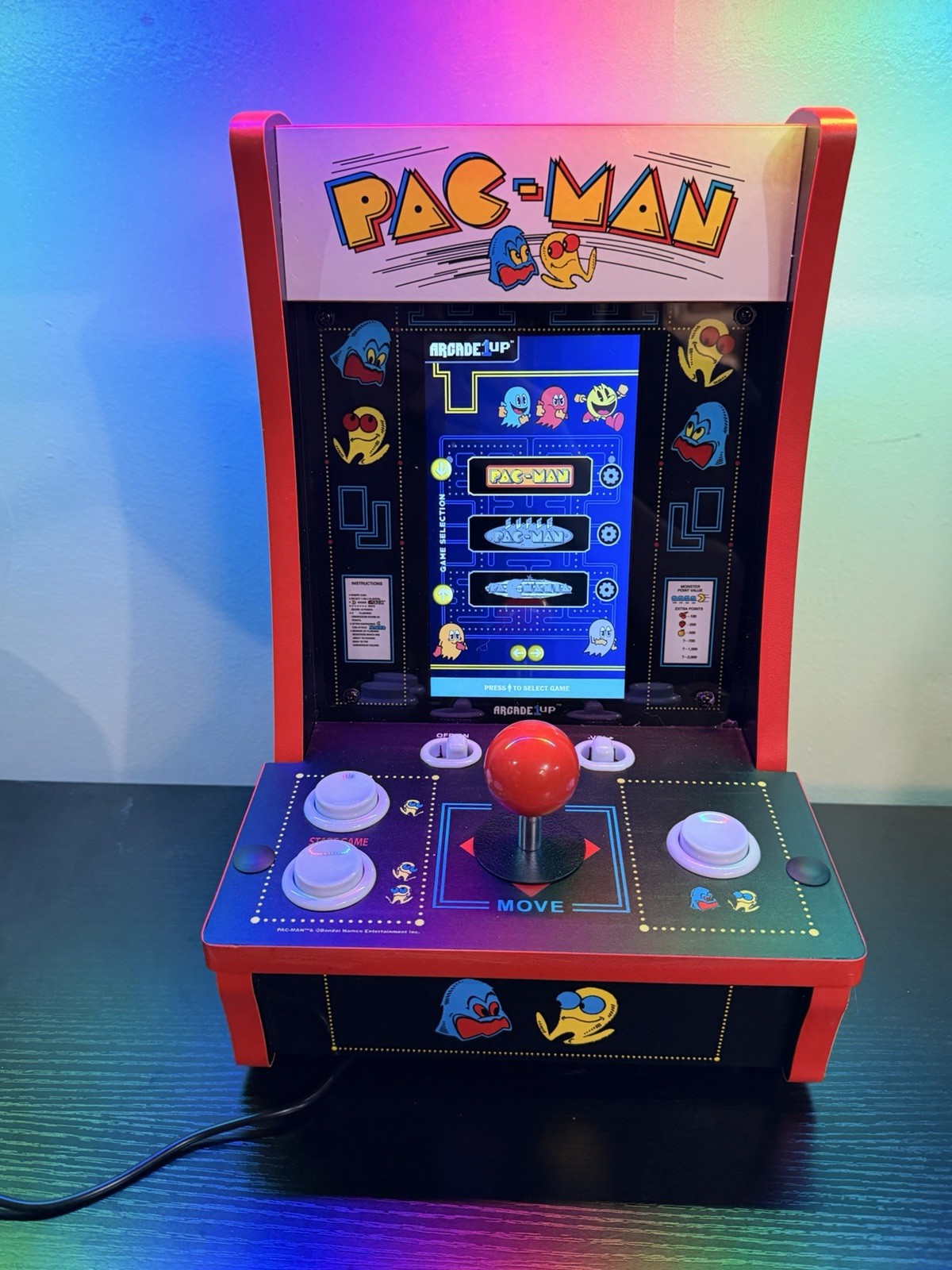 Arcade1Up Countercade – PAC-MAN – With Original Box – SEE PHOTOS