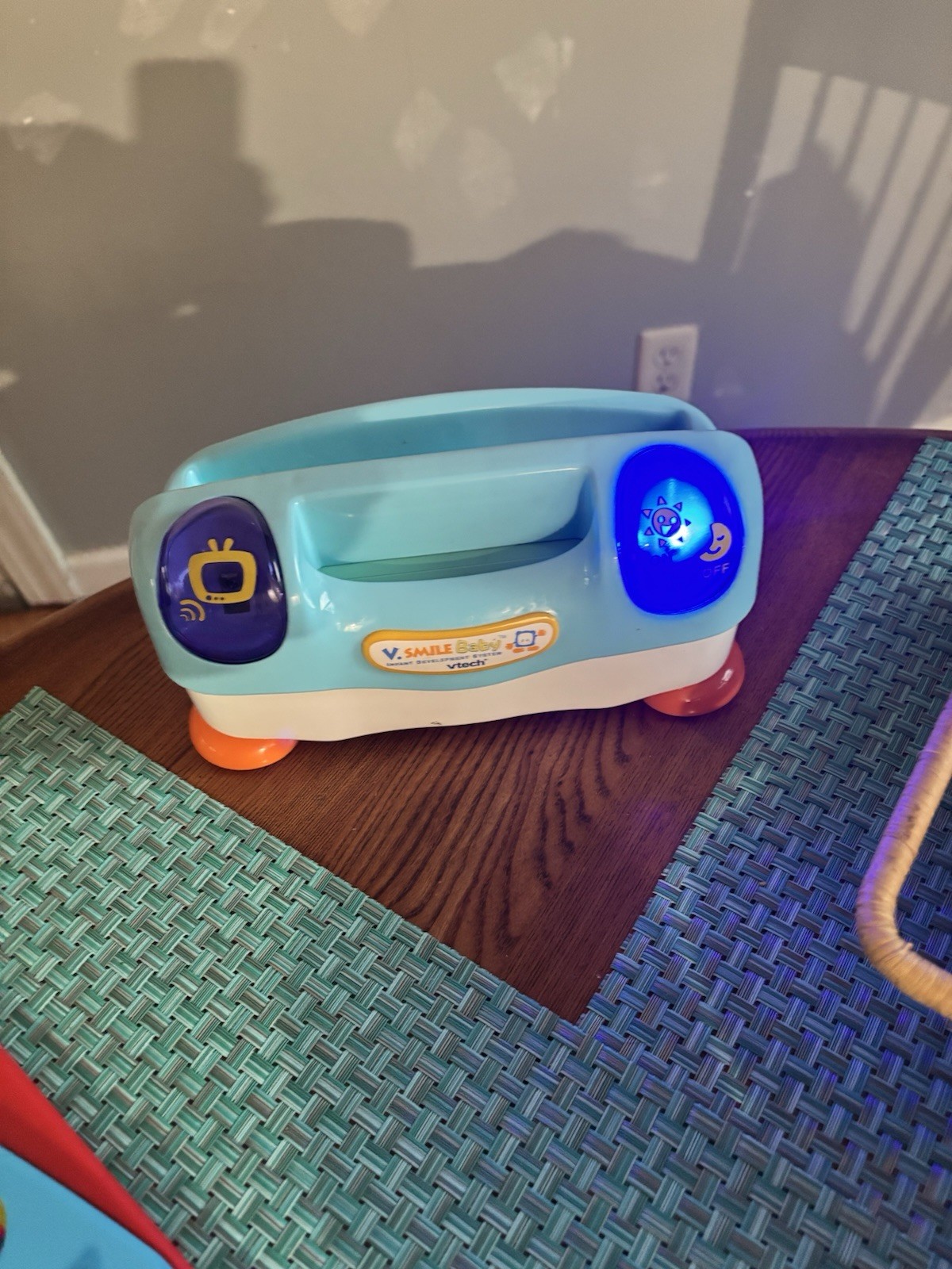 VTech VSmile Baby Infant Development System Console With 2 Games WORKS