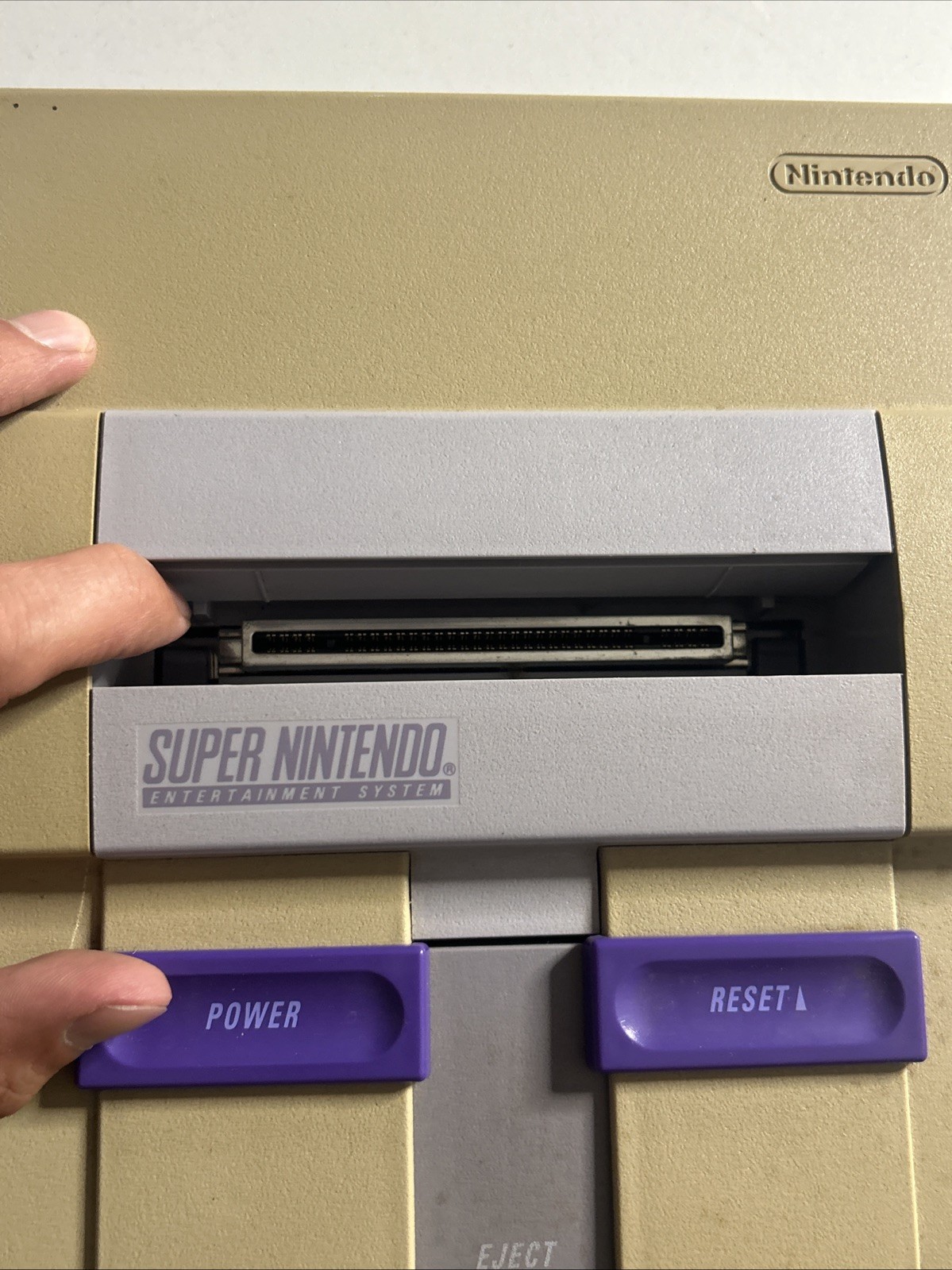 Nintendo SNES Home Console – Gray WORKS/TESTED!!
