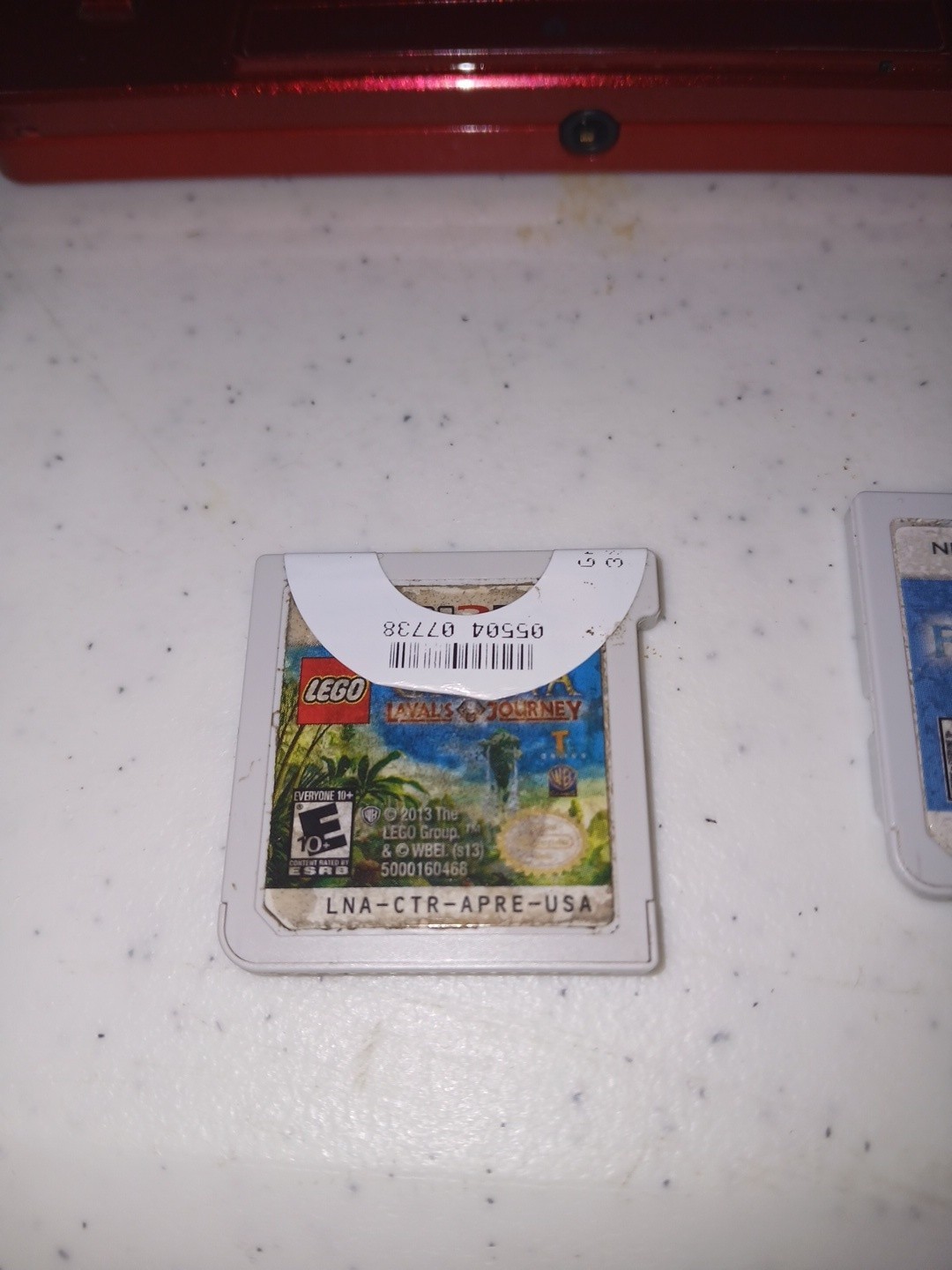 Nintendo 3DS CTR-001 Red 3D Handheld System w/ New Super Mario NTSC-U/C & 2…