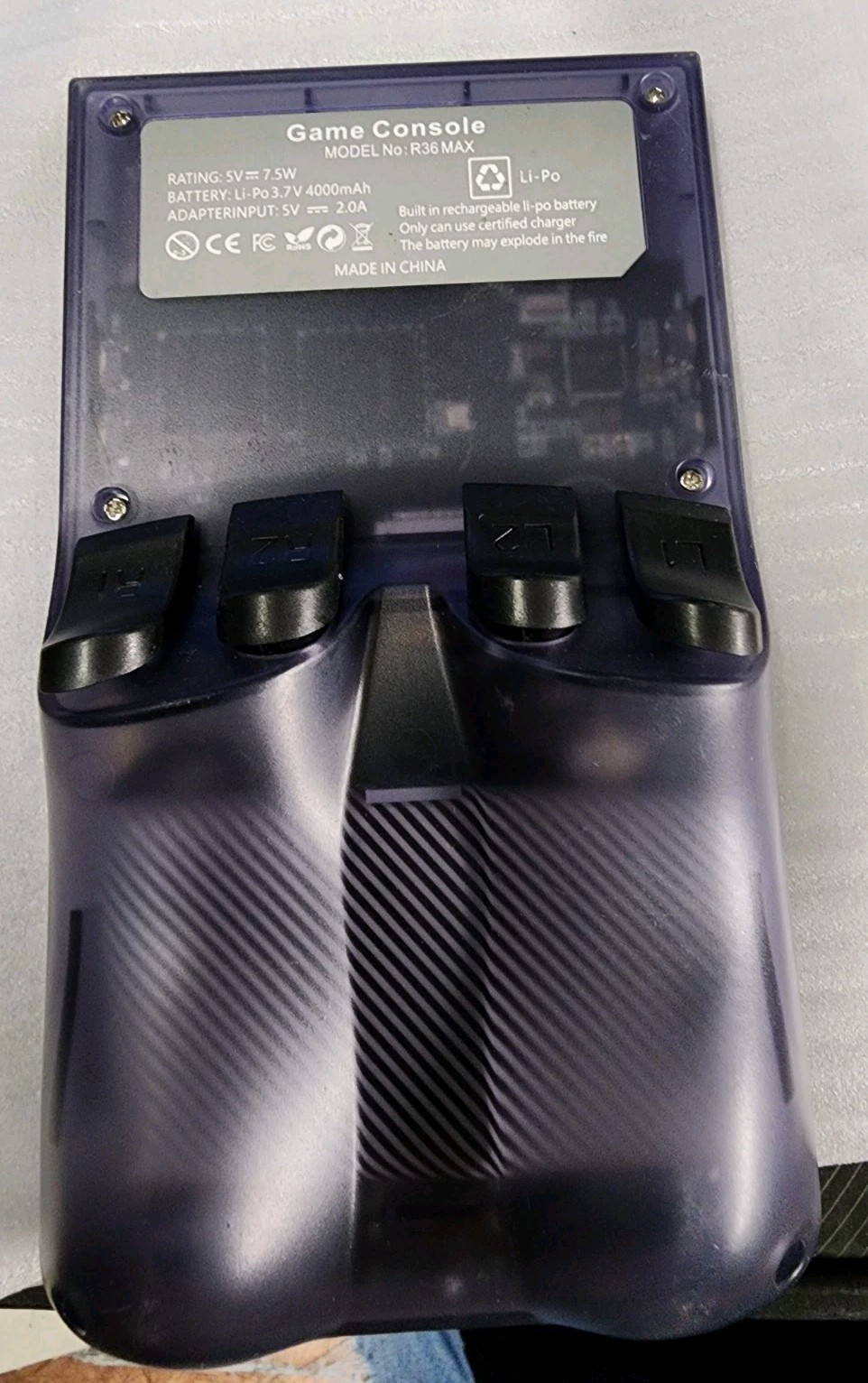 R36 MAX Handheld Retro Game Console Emulator 4000mAh Used Tested