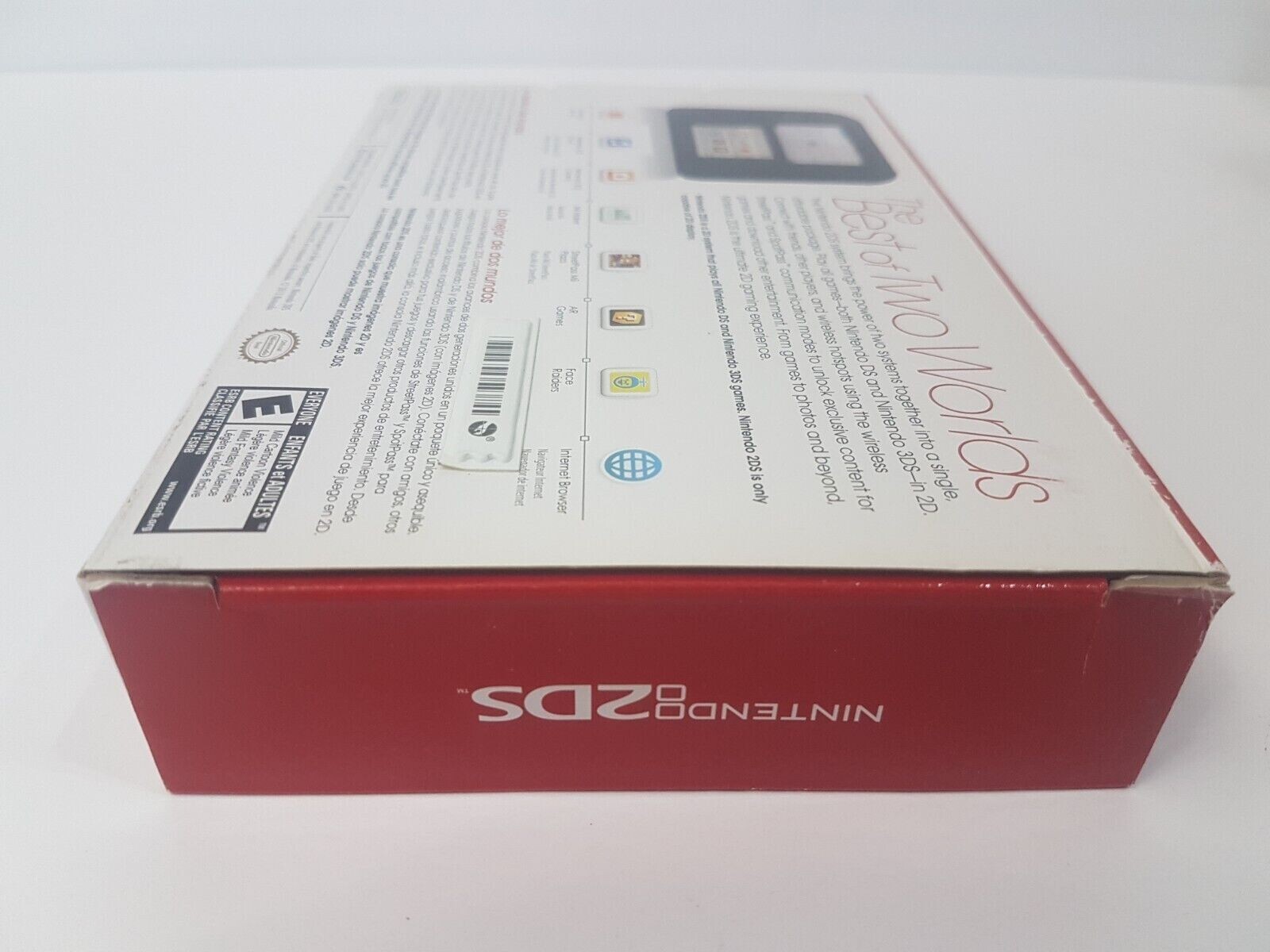 Nintendo 2DS: Crimson Red Console [Brand New Factory Sealed!]
