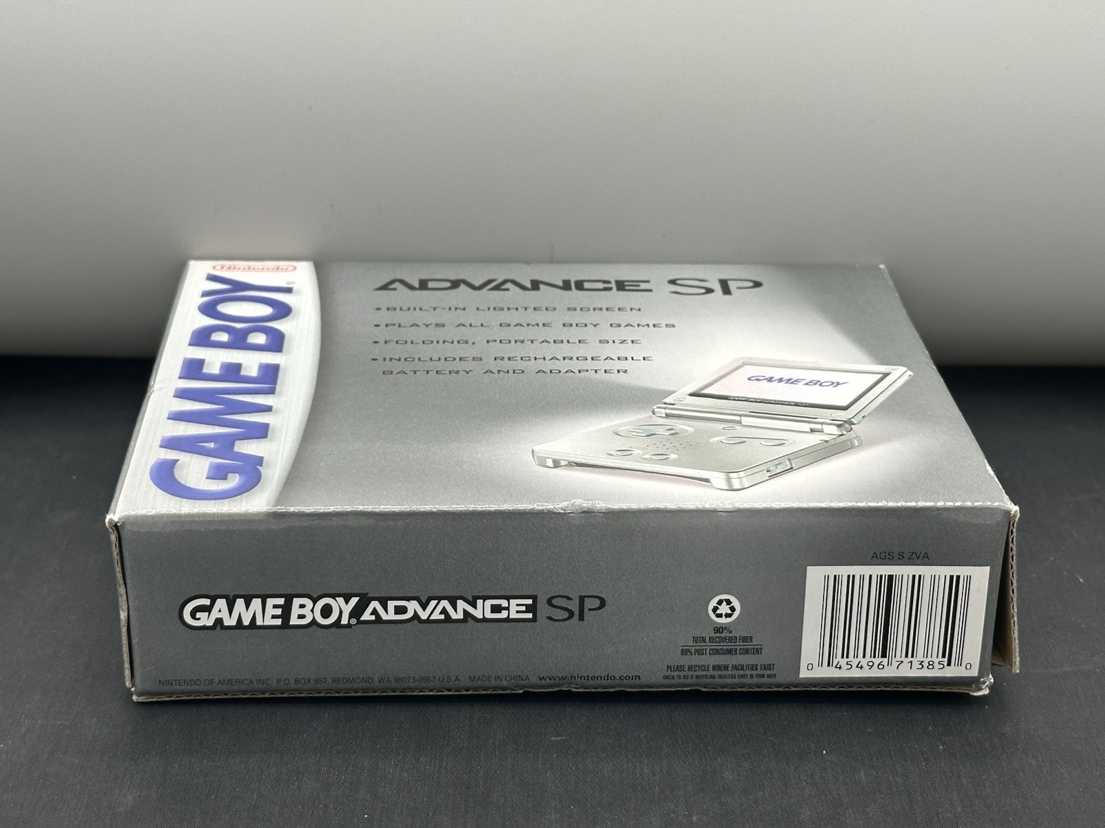Nintendo Game Boy Advance SP Silver GBA SP Tested Video Game Handheld Console