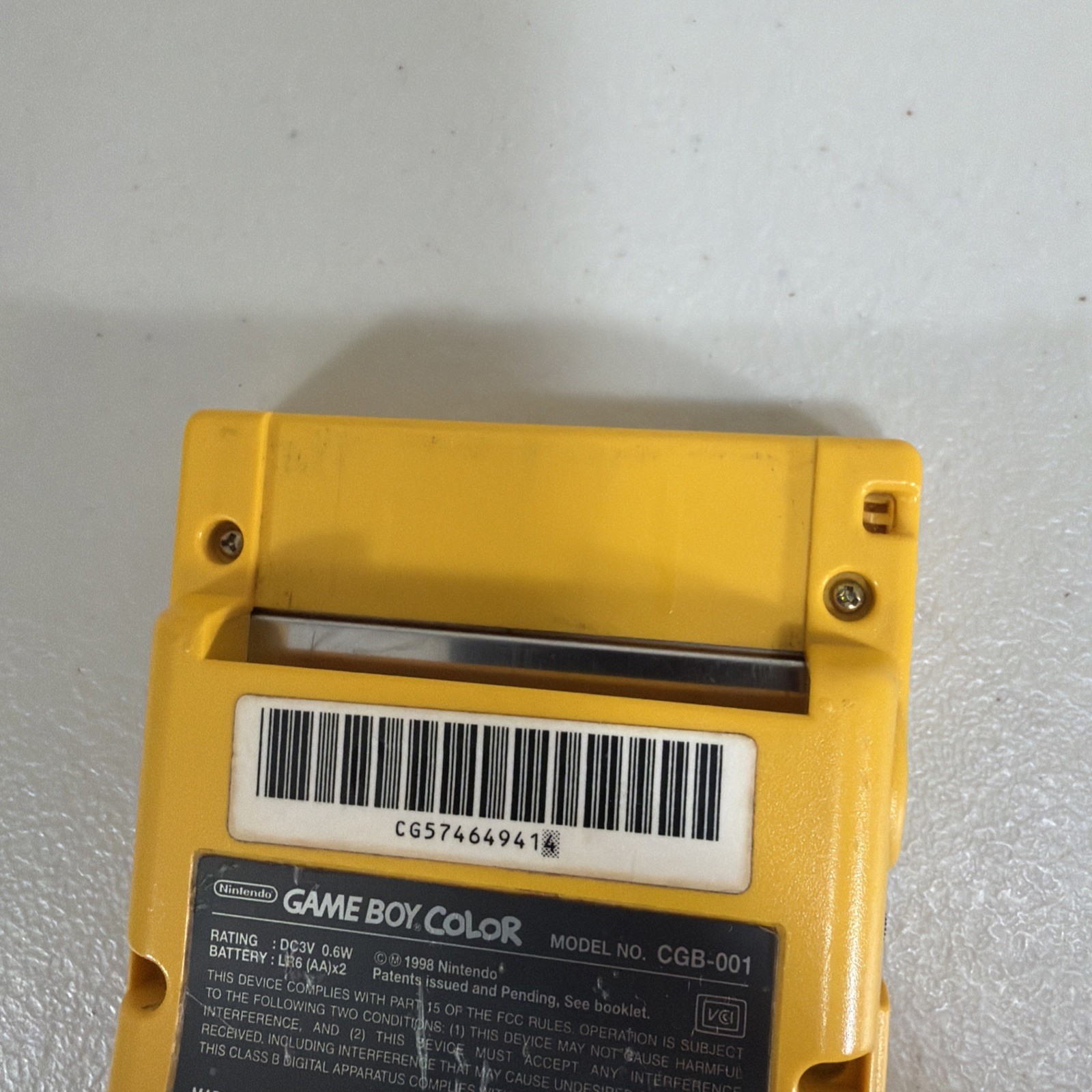 Nintendo Game Boy Color Console GBC CGB-001 – Dandelion Yellow – 100% OEM- Works