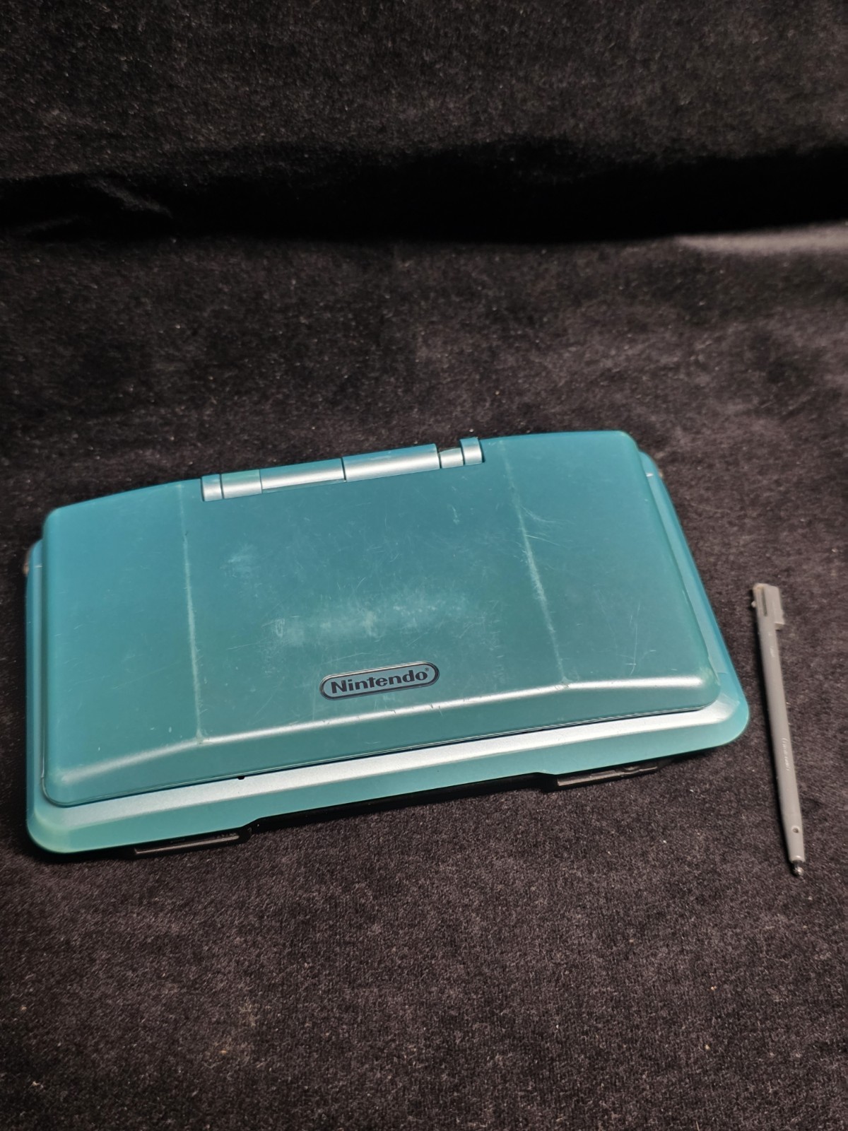 Original Nintendo DS Console (Turquoise Blue) + Stylus (READ Desc)