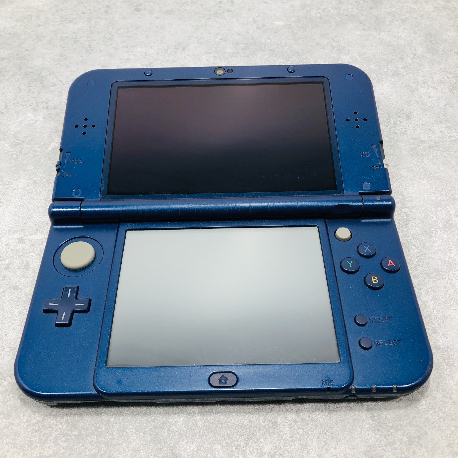 [Ex+3] Nintendo New 3DS LL XL console Metallic Blue RED-001 Japan NTSC-J 06-33