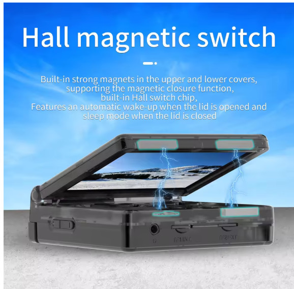 ANBERNIC RG35XXSP Flip Game Console 3.5» IPS Screen Mini HDMI
