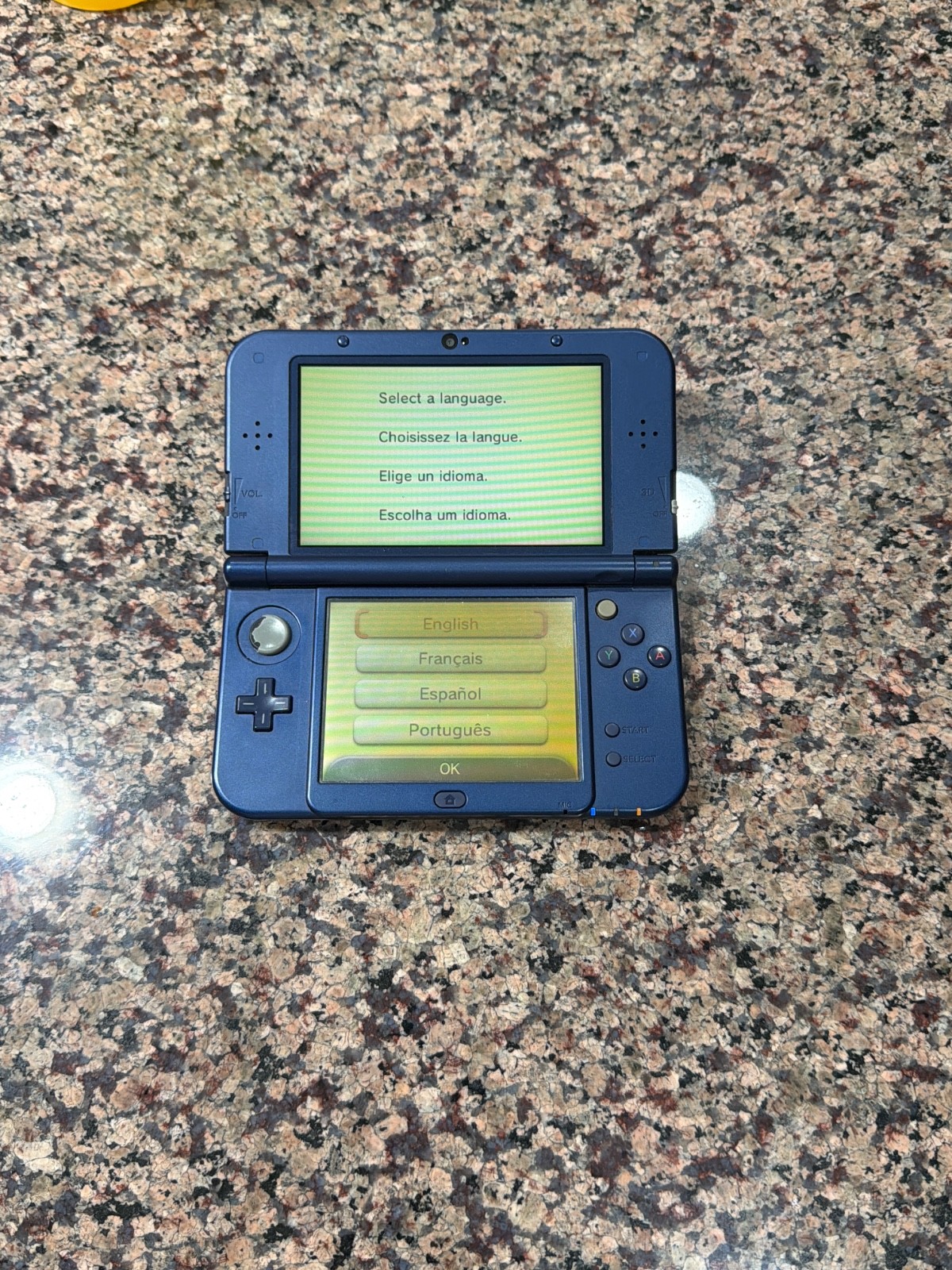 Nintendo New 3DS LL 4GB Handheld Gaming System – Blue – Decent Condition