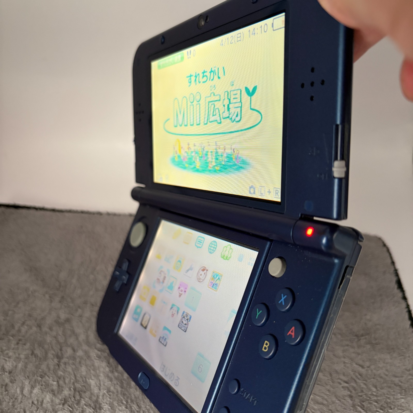 【Excellent5】Nintendo NEW 3DS LL XL Blue Handheld Used Game Console From Japan