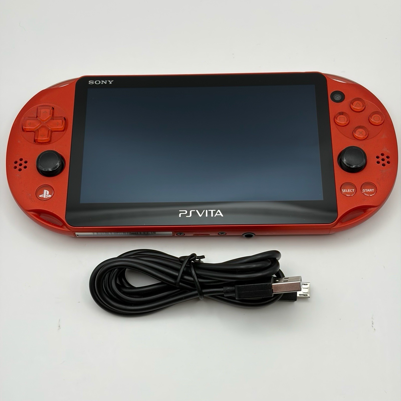 SONY PS Vita PCH-2000 Console Orange Very Good Fast Shipping No joystick drift.