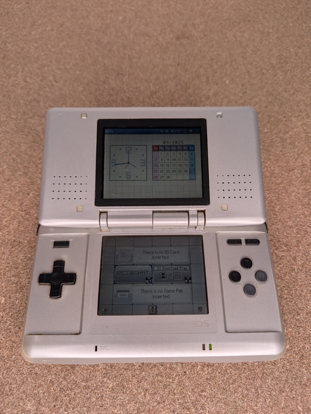 Nintendo DS Original Console Titanium Silver – Tested Works