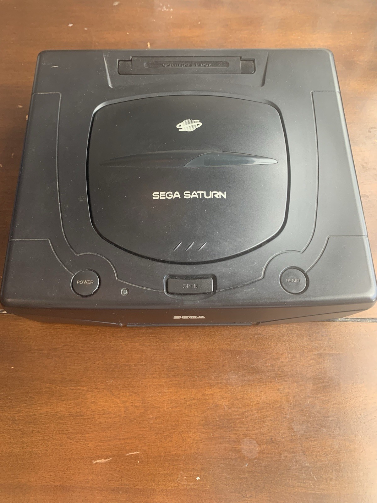 SEGA Saturn Black Console w/ 2 controllers, 4 games, memory card & accessories