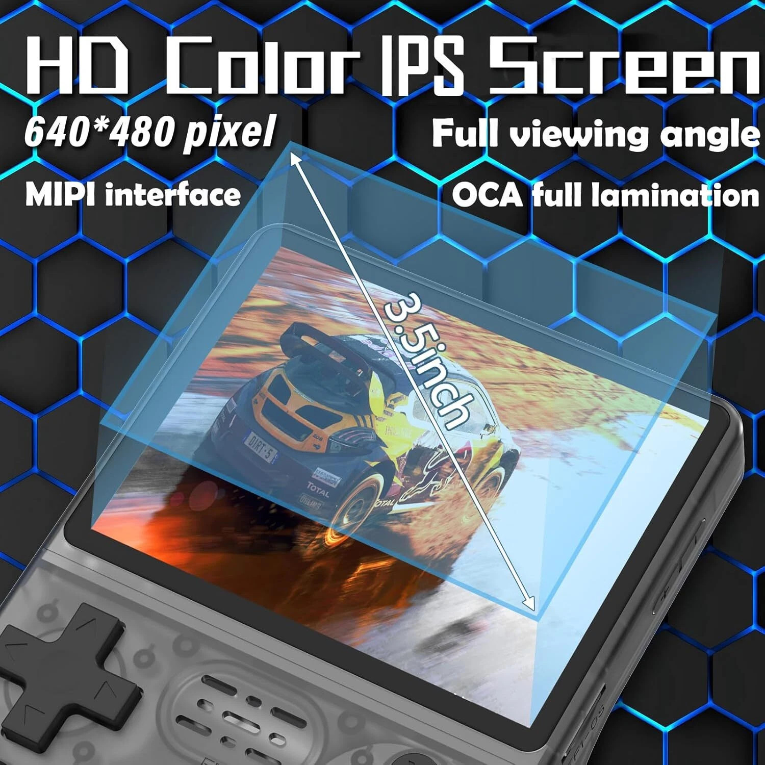 R36S R40S PRO Handheld Console 3.5 Inch IPS Screen Open Source Linux Portable