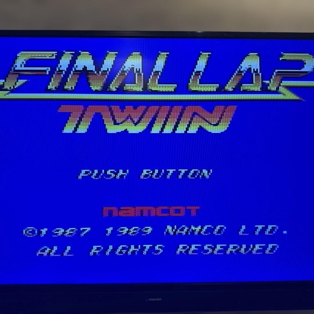 NEC PC Engine DUO R Console with Controller AC Adapter AV Cable Final Lap