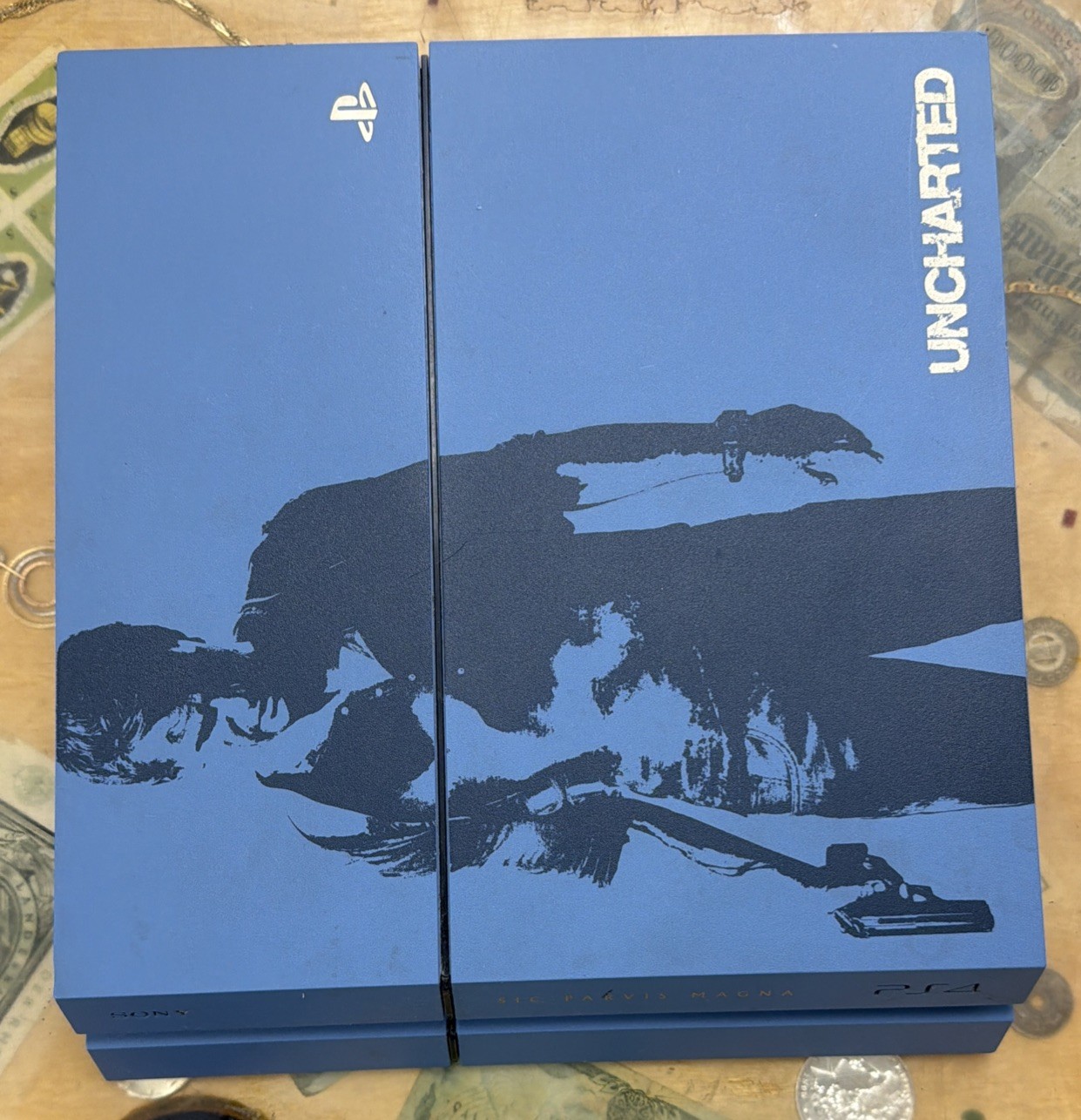 Sony PlayStation 4 Uncharted 4: Limited Edition Bundle 500GB Gray Blue Console