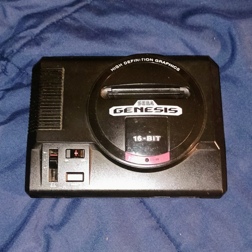 SEGA Genesis Mini 16-Bit Black Home Console RF Connectivity with 2 Controllers