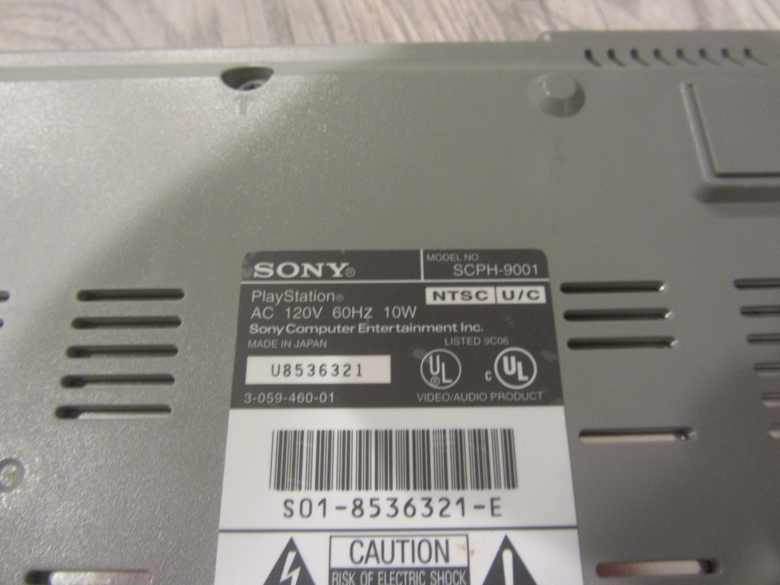 Sony PlayStation 1 PS1 Console (SCPH-9001) OEM Tested
