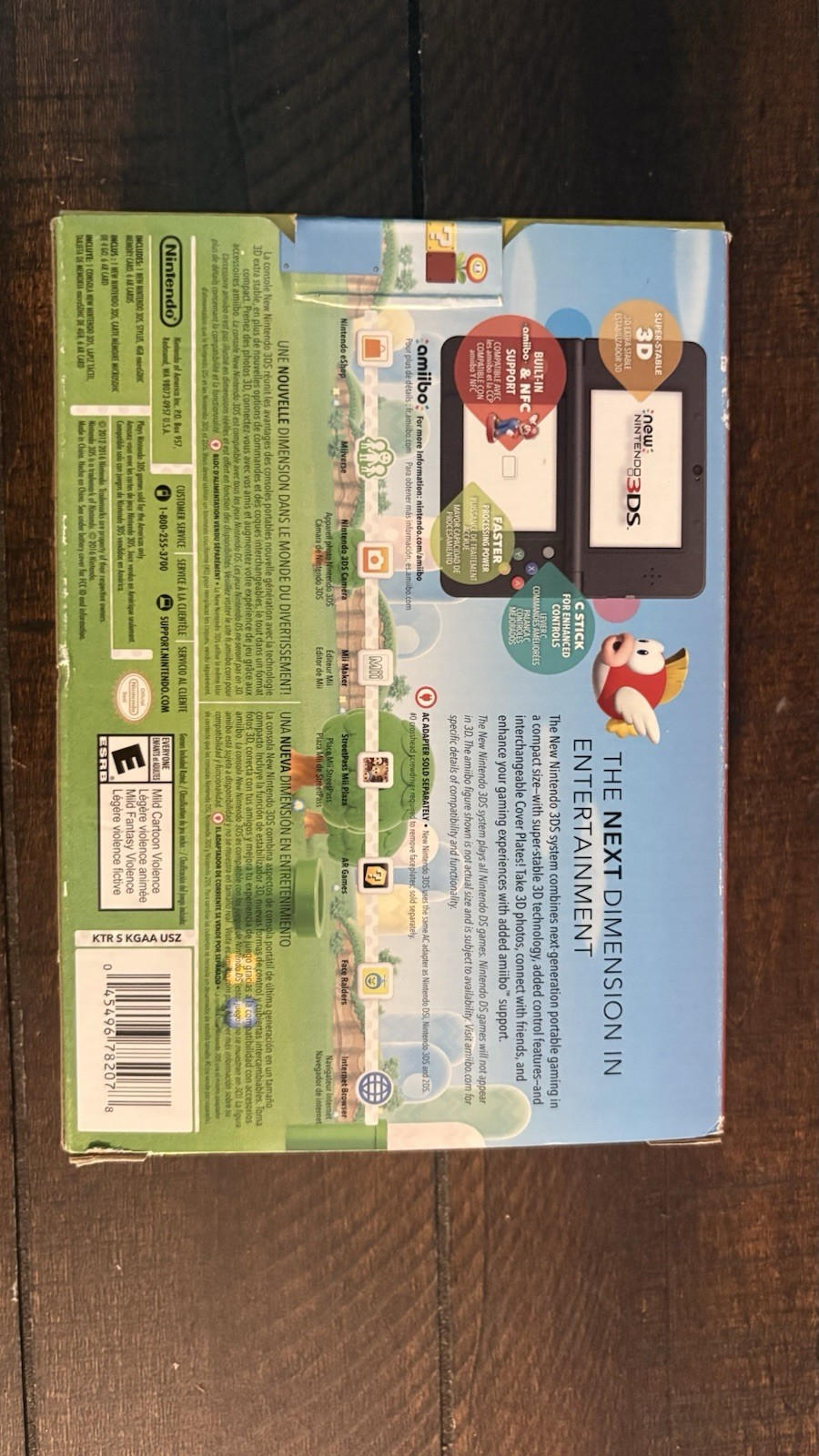 Nintendo 3DS Original Super Mario Edition 4GB Handheld System – Black
