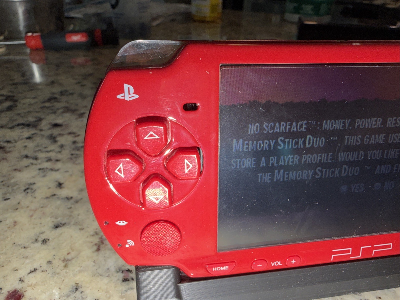 Sony PSP-2000 Radiant Red Games Charging Cord Fast Shipping A+ 128 Mb Sd Card
