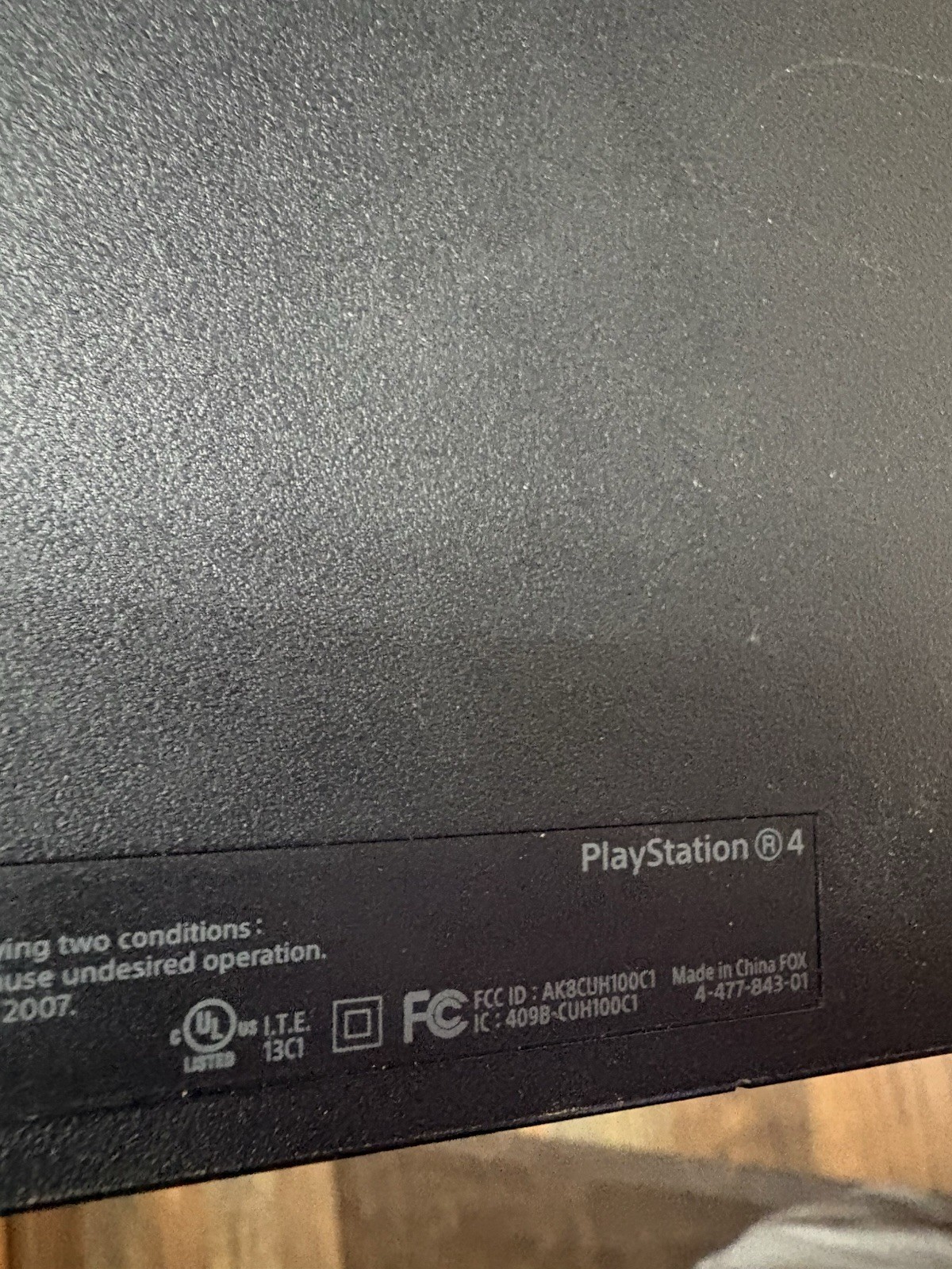 Sony PlayStation 4 PS4 500GB Console CUH-1001A Controller, Power Cable,ext.drive