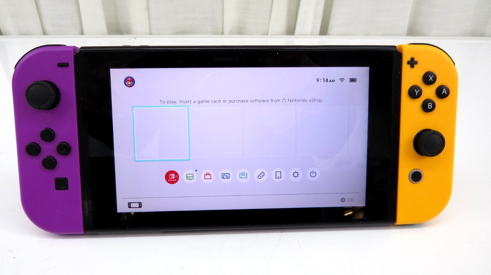 Nintendo Switch Handheld Game Console HAC-001 W/Joy-Cons, Grip, Dock, Power HDMI