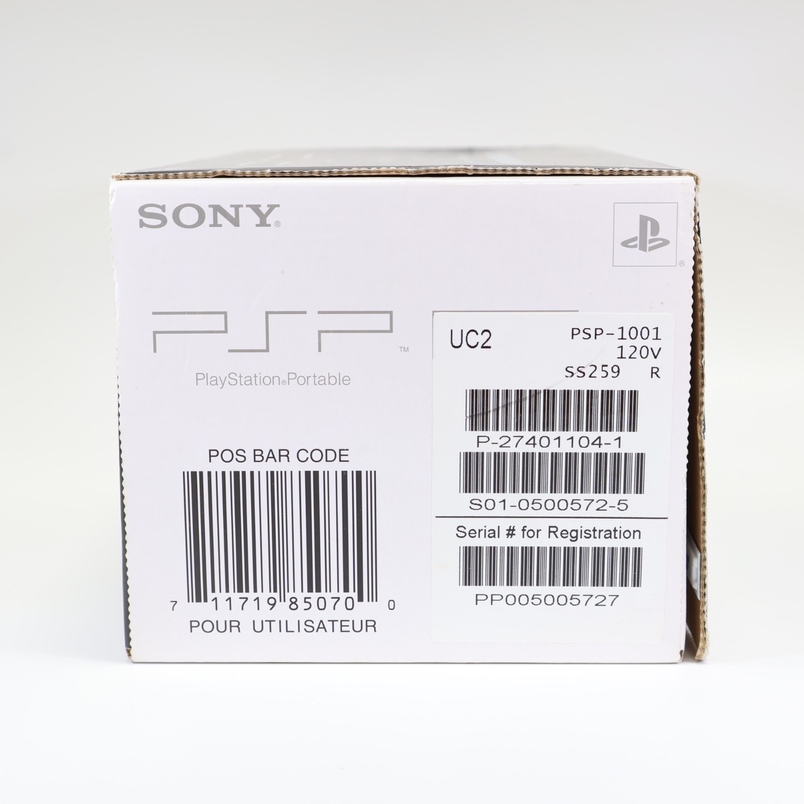 Sony PSP 1001 Box and Manuals – Authentic Acceptable Condition