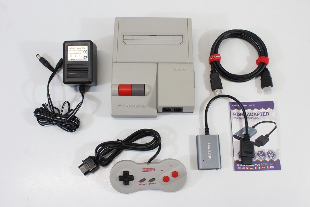 Nintendo AV New Famicom Console HVC-101 Controller AC S-Video to HDMI FC Japan 2