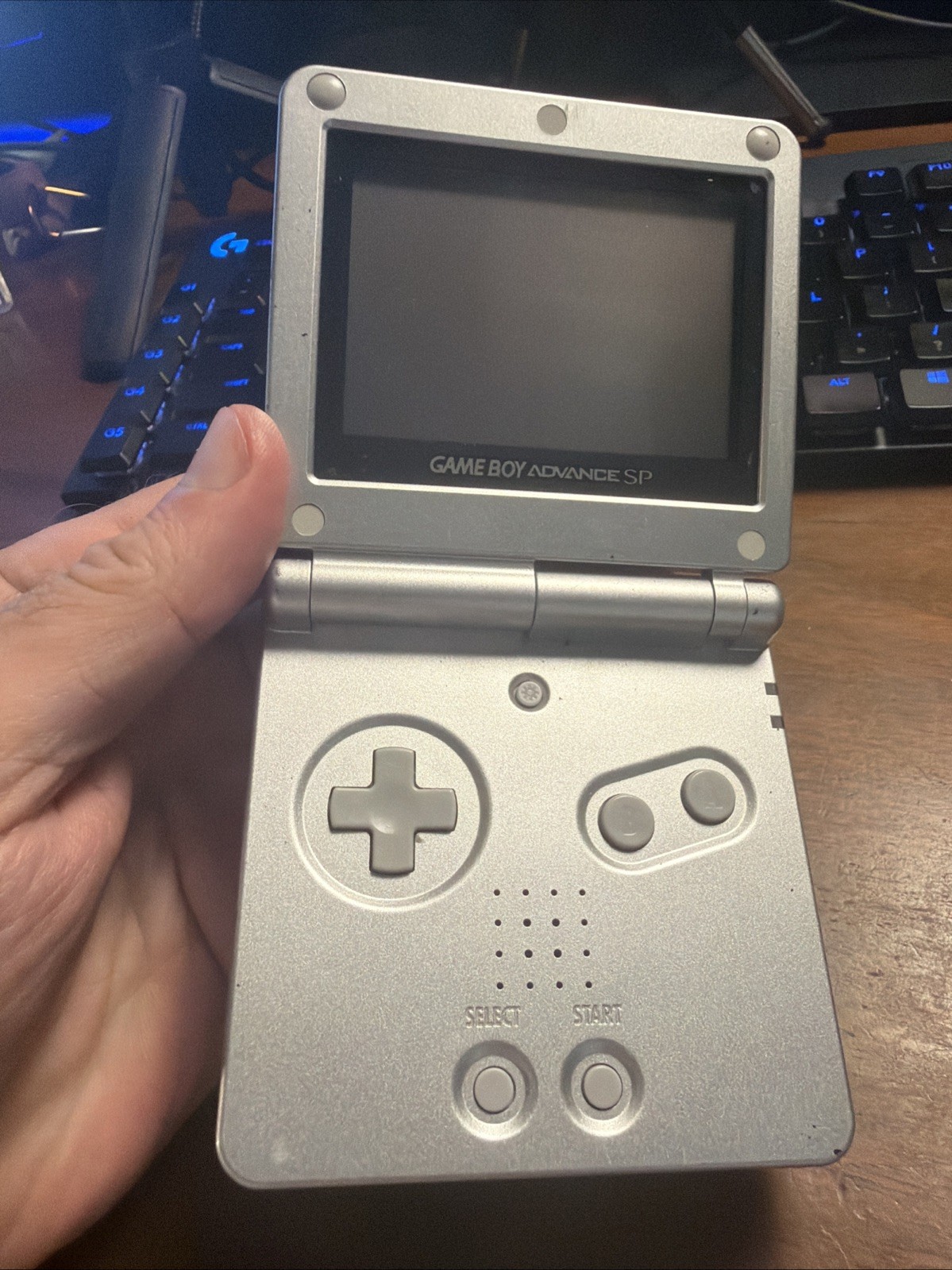 Nintendo Game Boy Advance SP Handheld System – Silver
