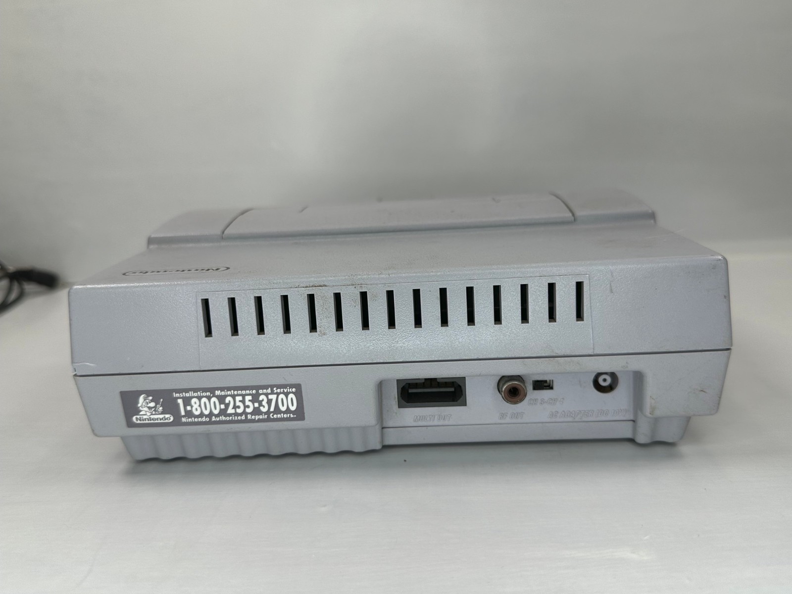Super Nintendo Console SNES TESTED – 2 Controllers Video Manual – NO AC Adapter