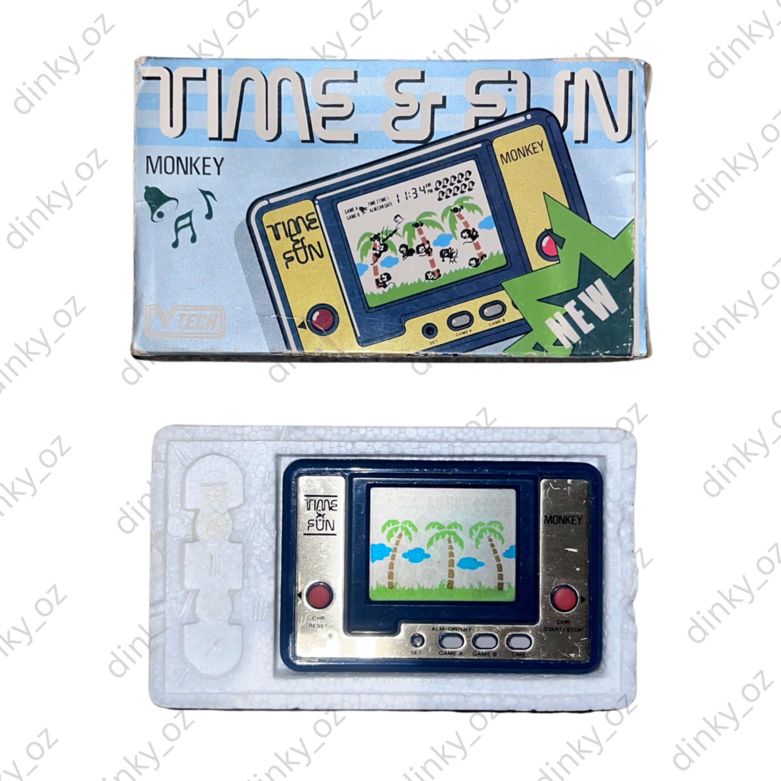 V-Tech Time & Fun ‘Monkey’ WORKING CONDITION IN BOX