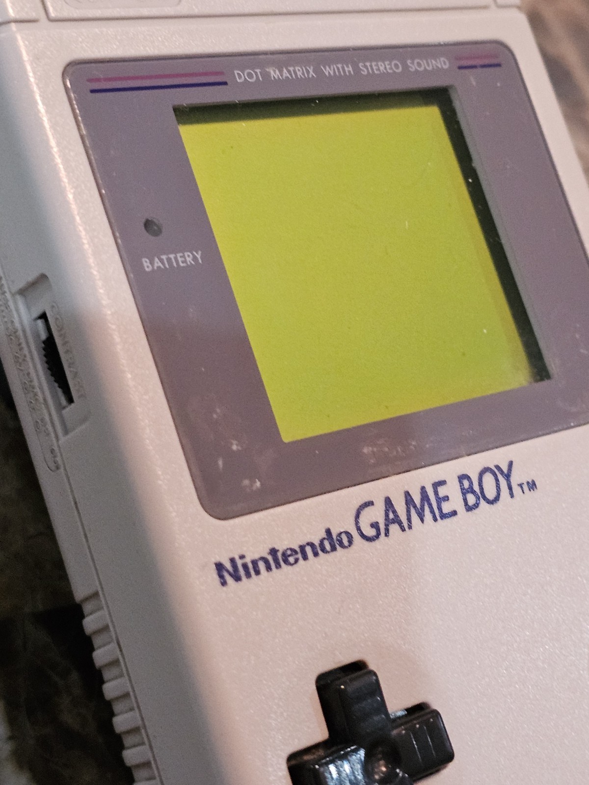 Nintendo GameBoy DMG-01 Console Grey OEM Play It Loud Case 6 Games **See Video**