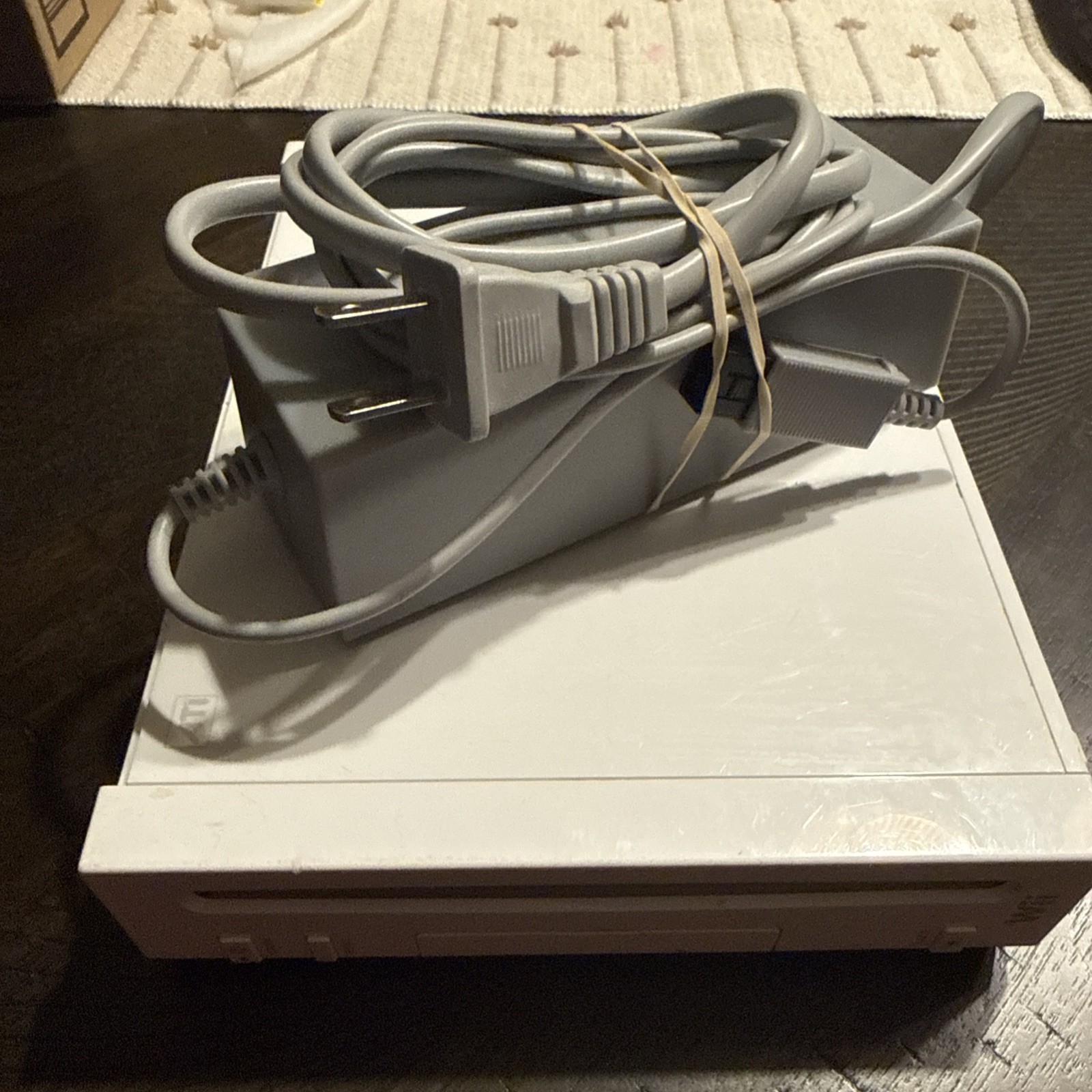 Nintendo Wii RVL-001 512 MB Home Console & Power Cord Only