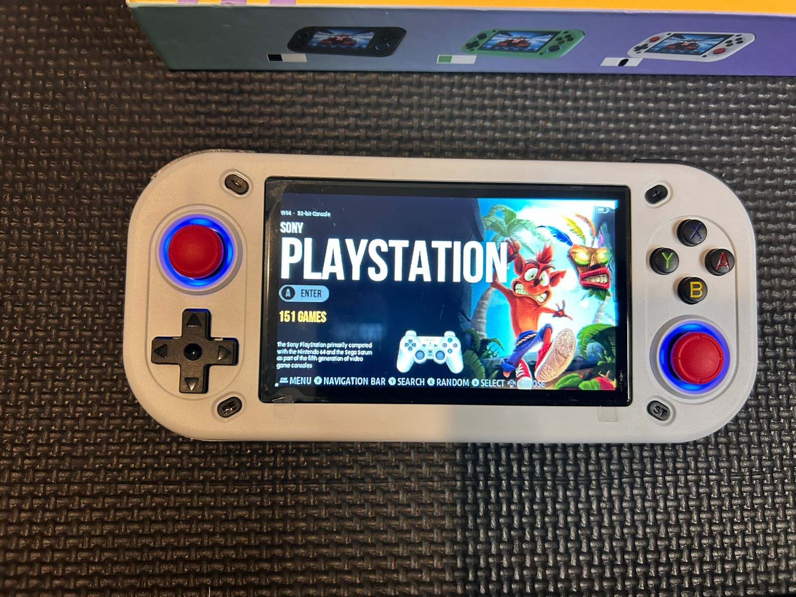 GAME CONSOLE R43S (WHITE) (64GB GAME CARD) FREE BLUETOOTH EARBUDS (GXRG)