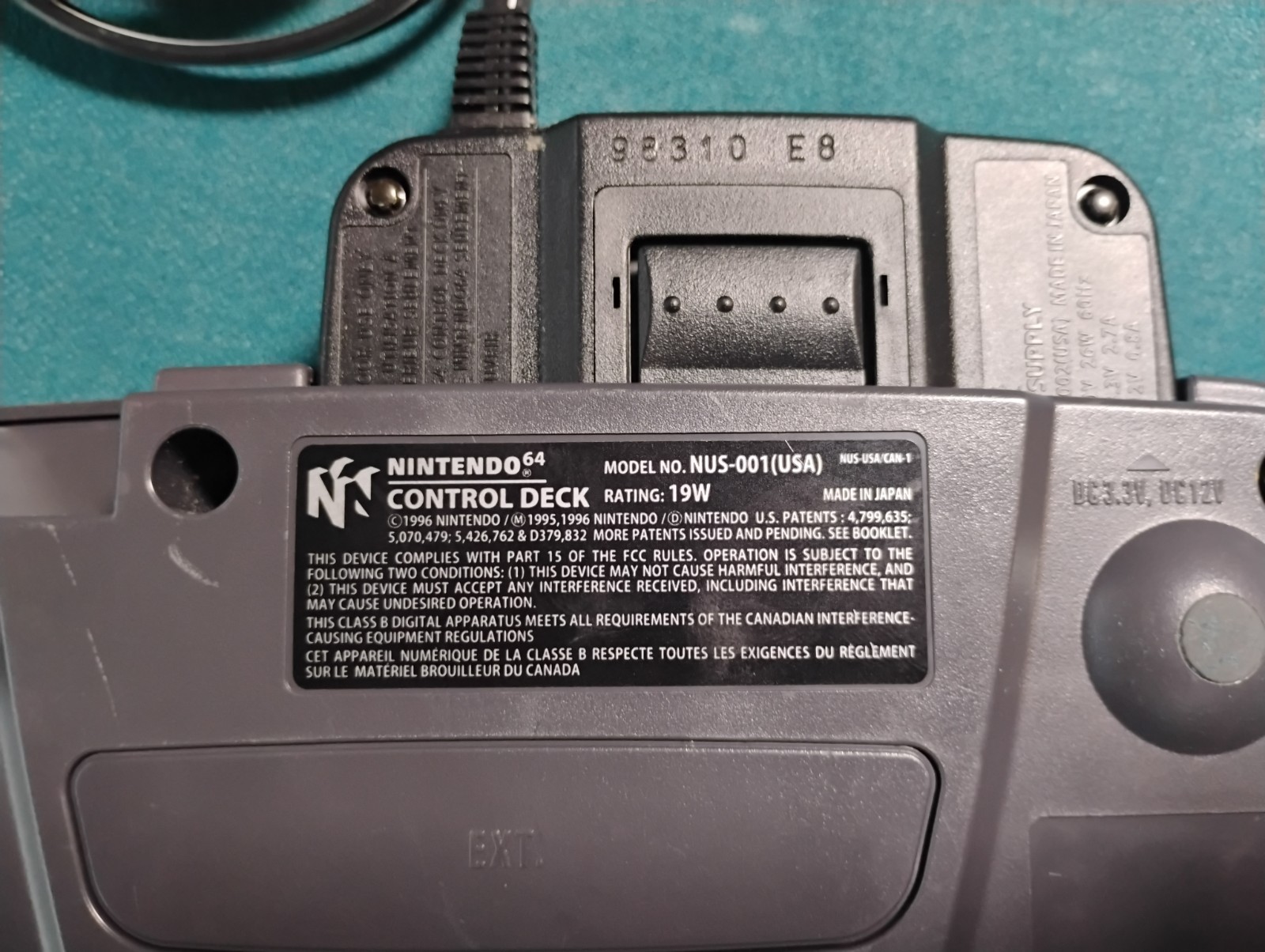 N64 Console Bundle Tested W Expansion Pak, 3 Controllers, 6 Games, 2 Memory Card