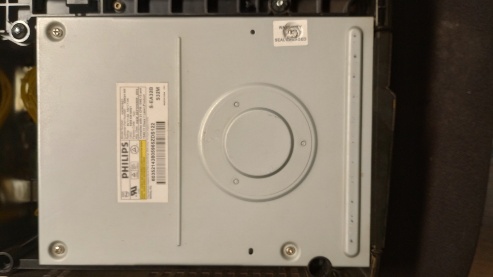Microsoft Xbox Original Console 10GB HDD Disc Drive NTSC-U/C 2004 Untested Parts