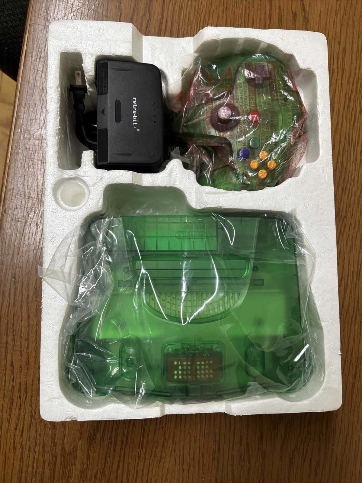 Nintendo 64 Funtastic Jungle Green System Console Complete CIB W/Expansion Pak
