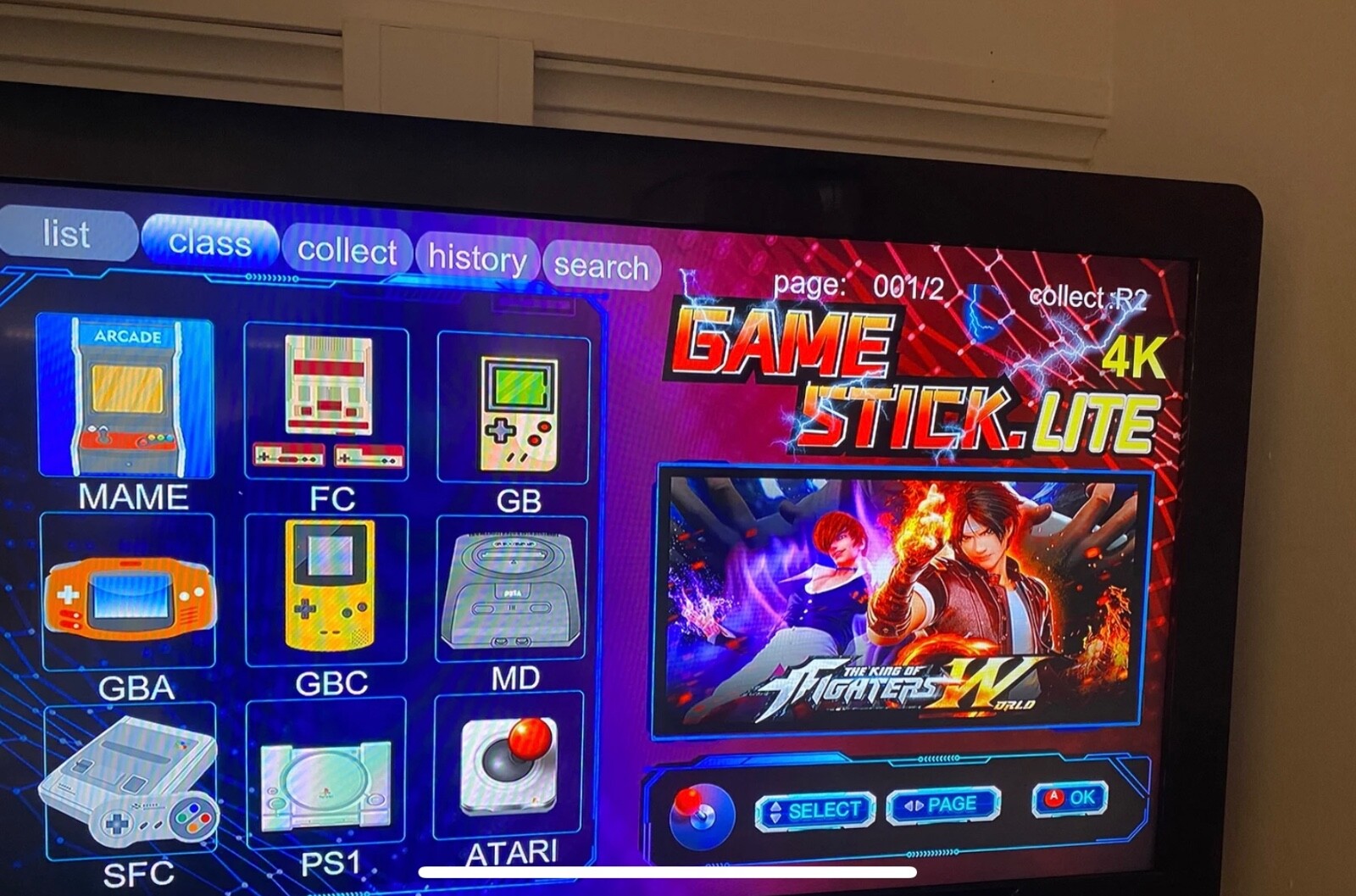 HDMI 4K TV Game Stick Console Built in 64GB 20000+Retro Games+2 Wireless Gamepad