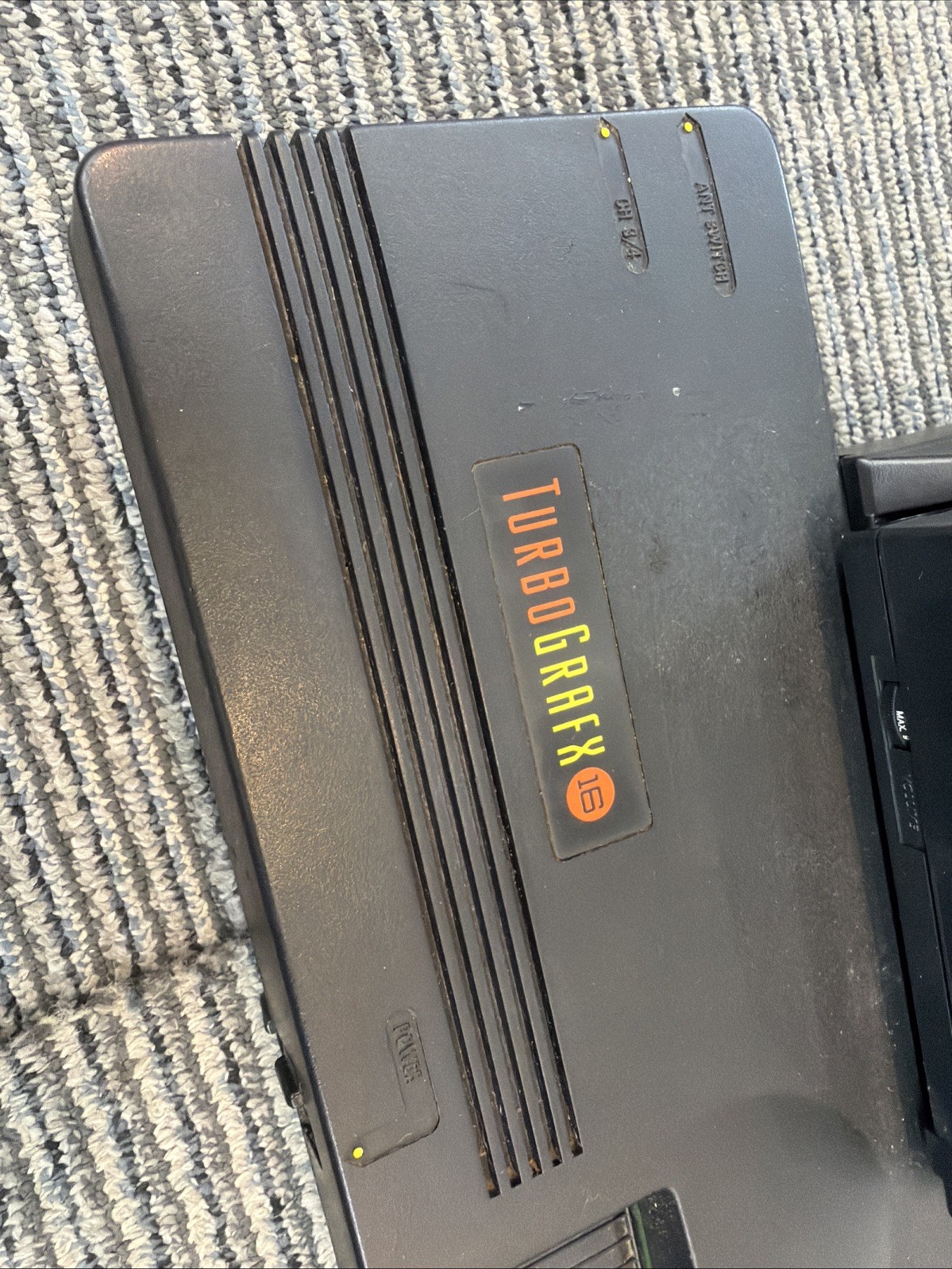 TurboGrafx-16 + TurboGrafx-CD CD System Turbo Tap Console TurboGrafx Case (READ)