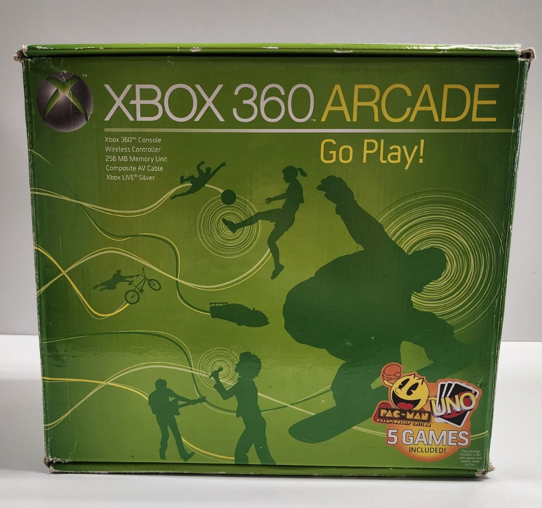 Microsoft Xbox 360 Arcade [V.1 Model] – White