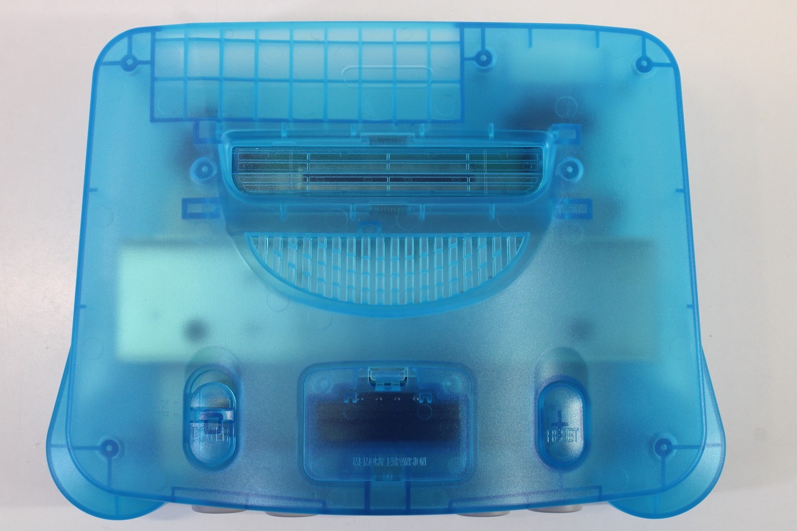 Nintendo 64 Clear Transparent Ice Blue Console Controller AC S-Video to HDMI N64