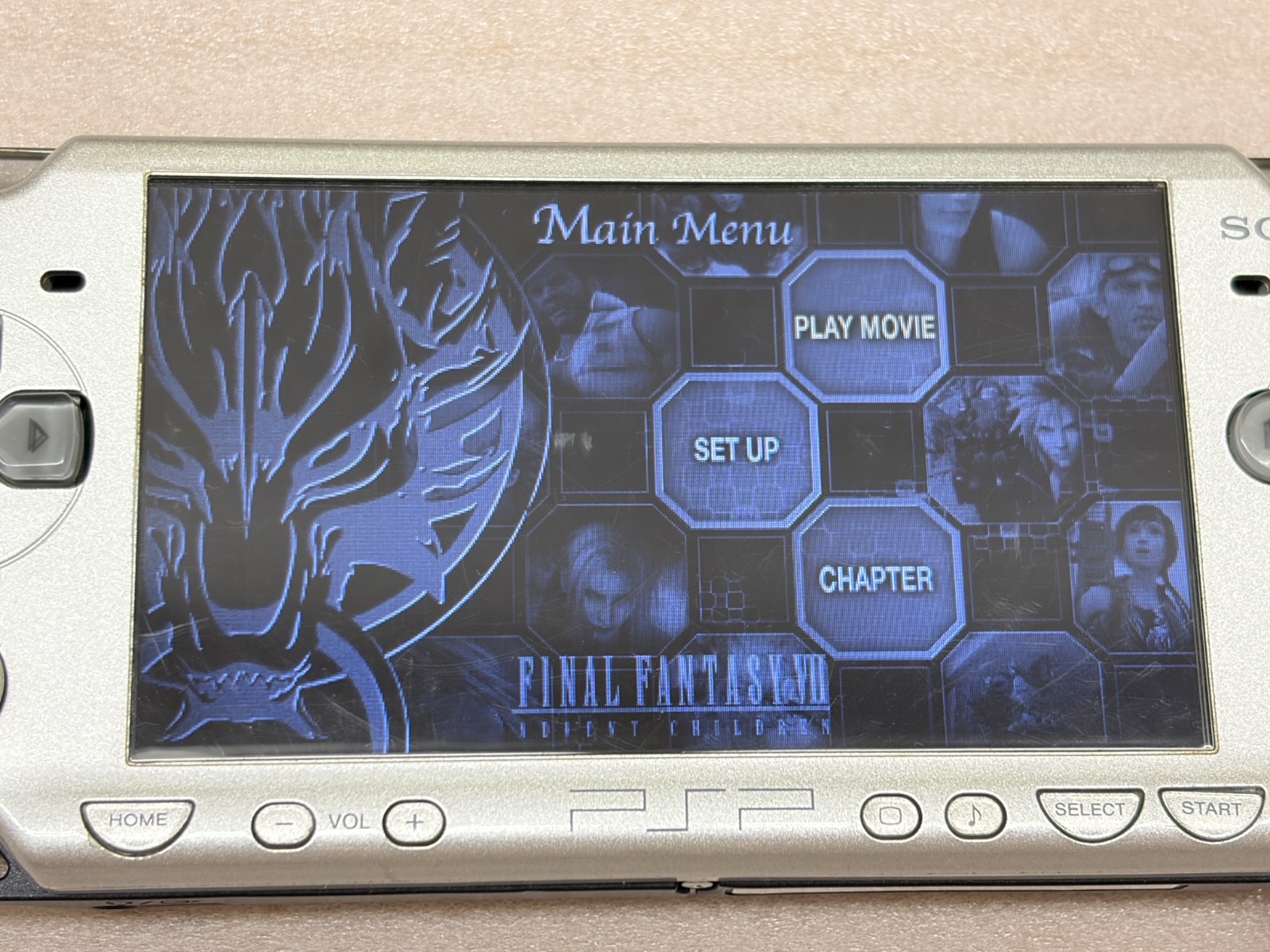 SONY PSP 2000 Crisis Core Final Fantasy FF7 Limited Edition Playstation [41587]