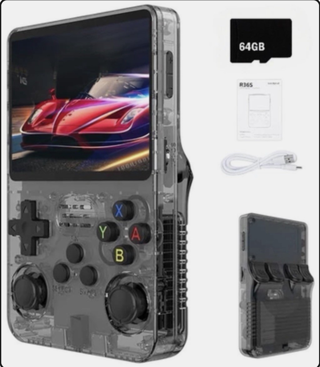 R36S Retro Handheld Game Console 64gb