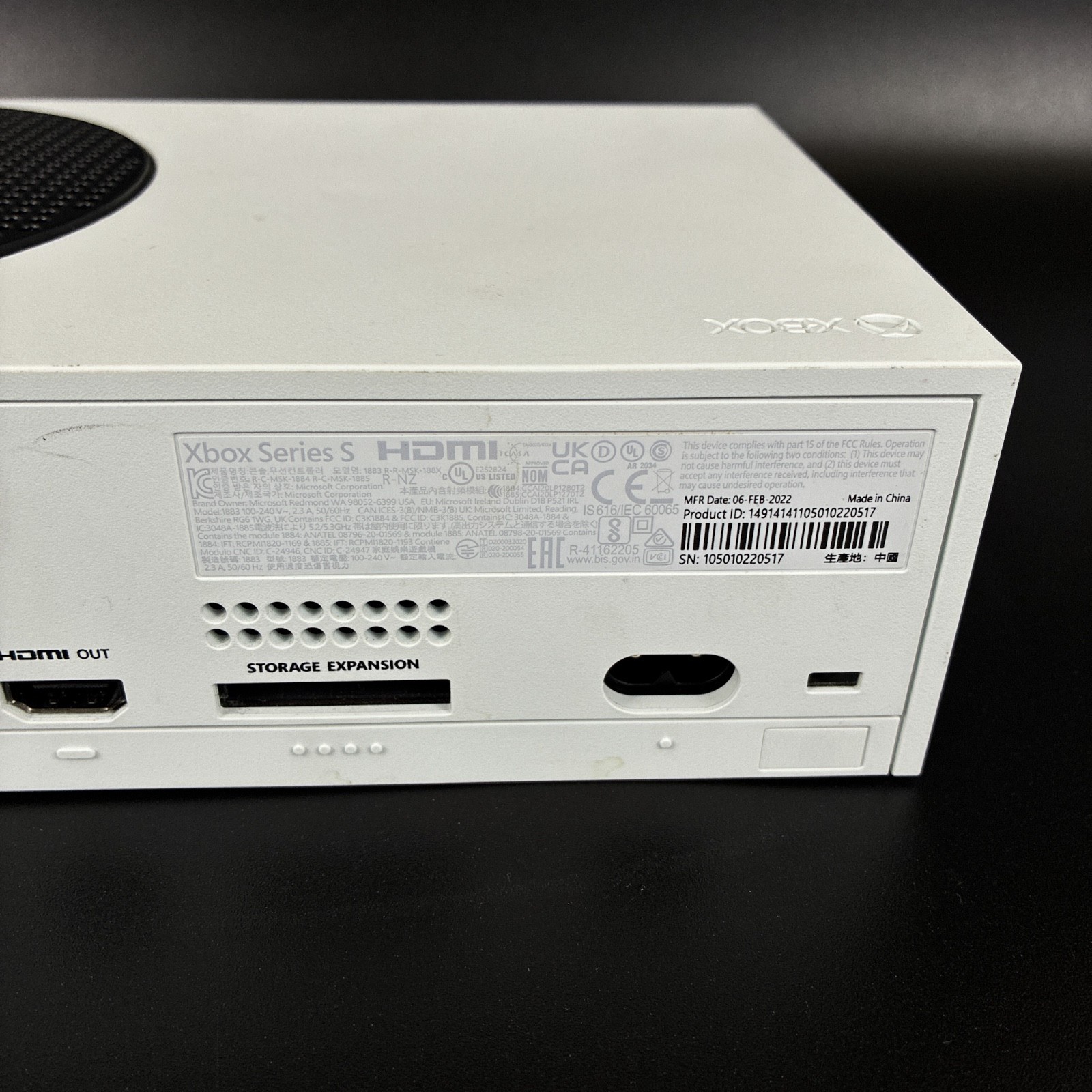 Microsoft Xbox Series S 1883 512GB All‑Digital Video Game Console