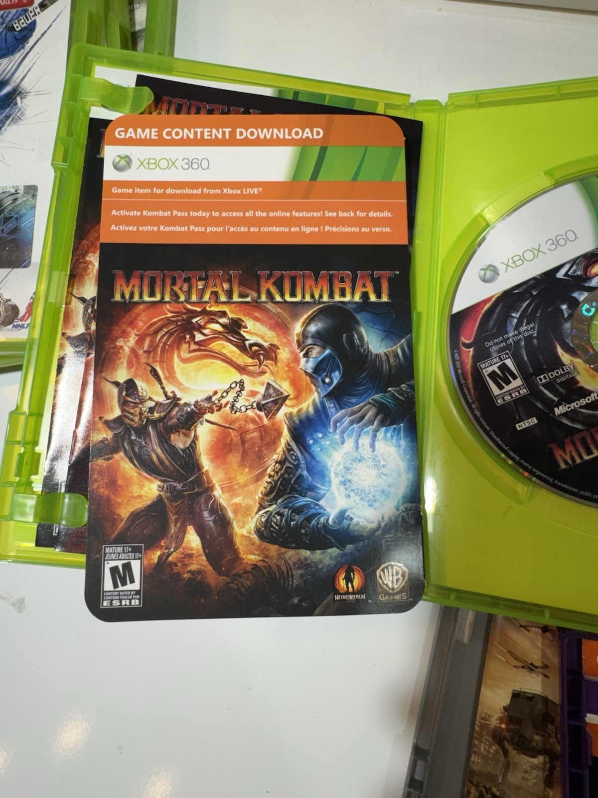 Microsoft Xbox 360 Console Volcano Shadow Controller Game Kinect Lot