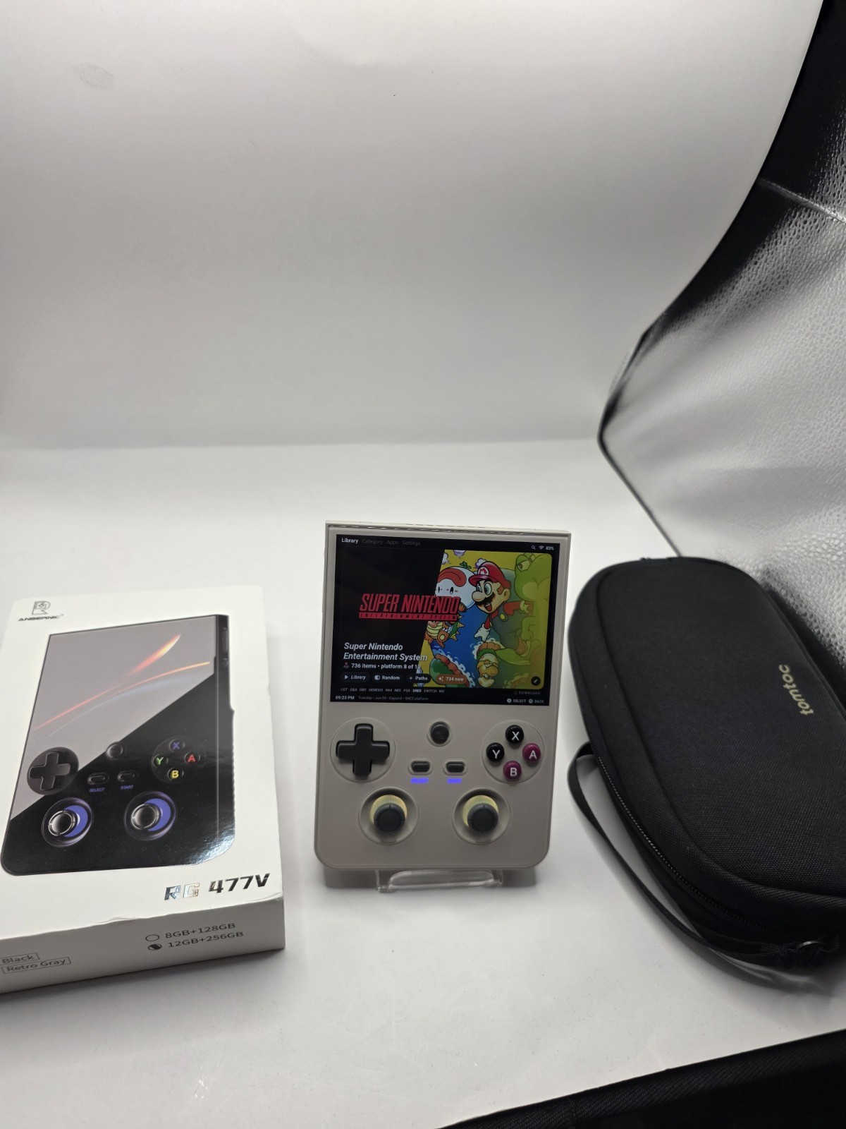 ANBERNIC RG477V 12GB/256GB Retro Gray Loaded Gamma Os 3k Games Ready To Play